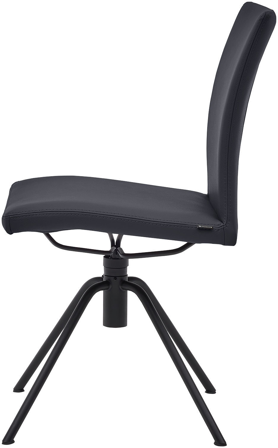 Musterring Polsterstuhl »Helmond 6700« (Set) 2 Stk.Drehgestell in schwarz inkl. Rückholfunktion, ohne Armlehne