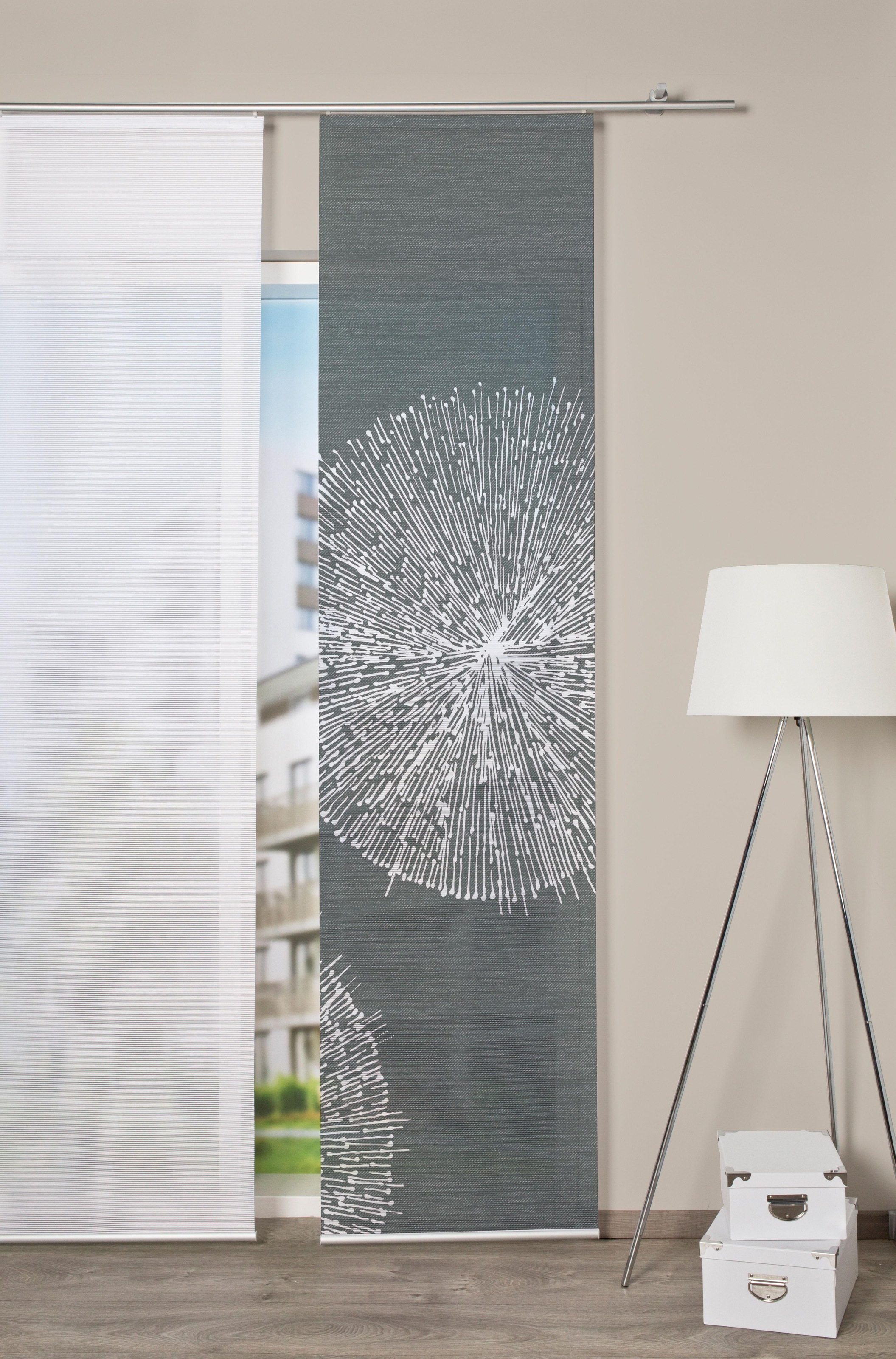 Vision S Schiebegardine »CRESTON«, (1 St.), HxB: 260x60, Schiebevorhang Bambusoptik Digitaldruck