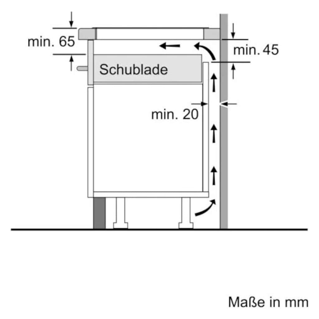 BOSCH Backofen-Set »HBD634CS81«, HBA537BS0, mit Teleskopauszug nachrüstbar, ecoClean Direct