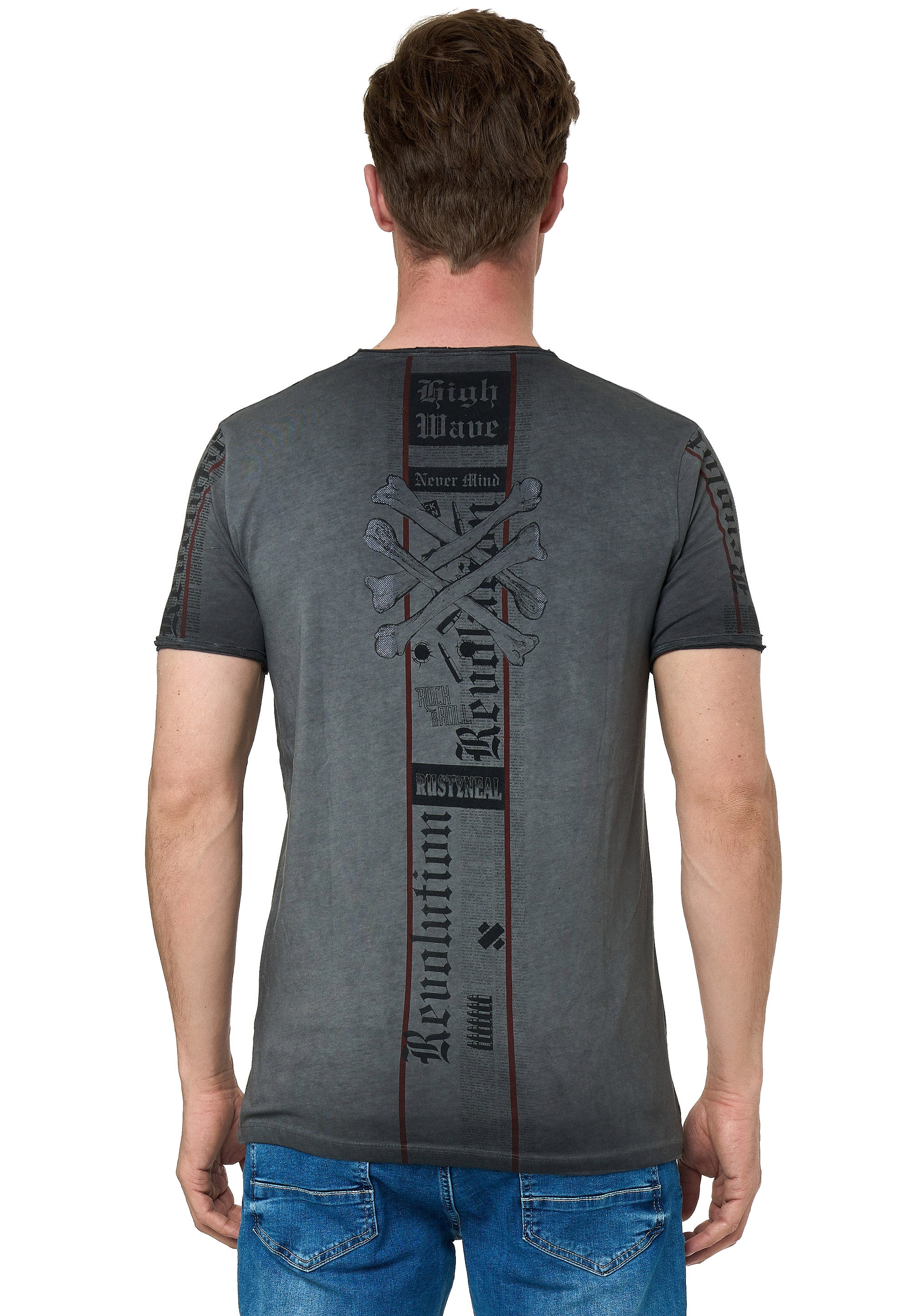 Rusty Neal T-Shirt, im verwaschenen Look