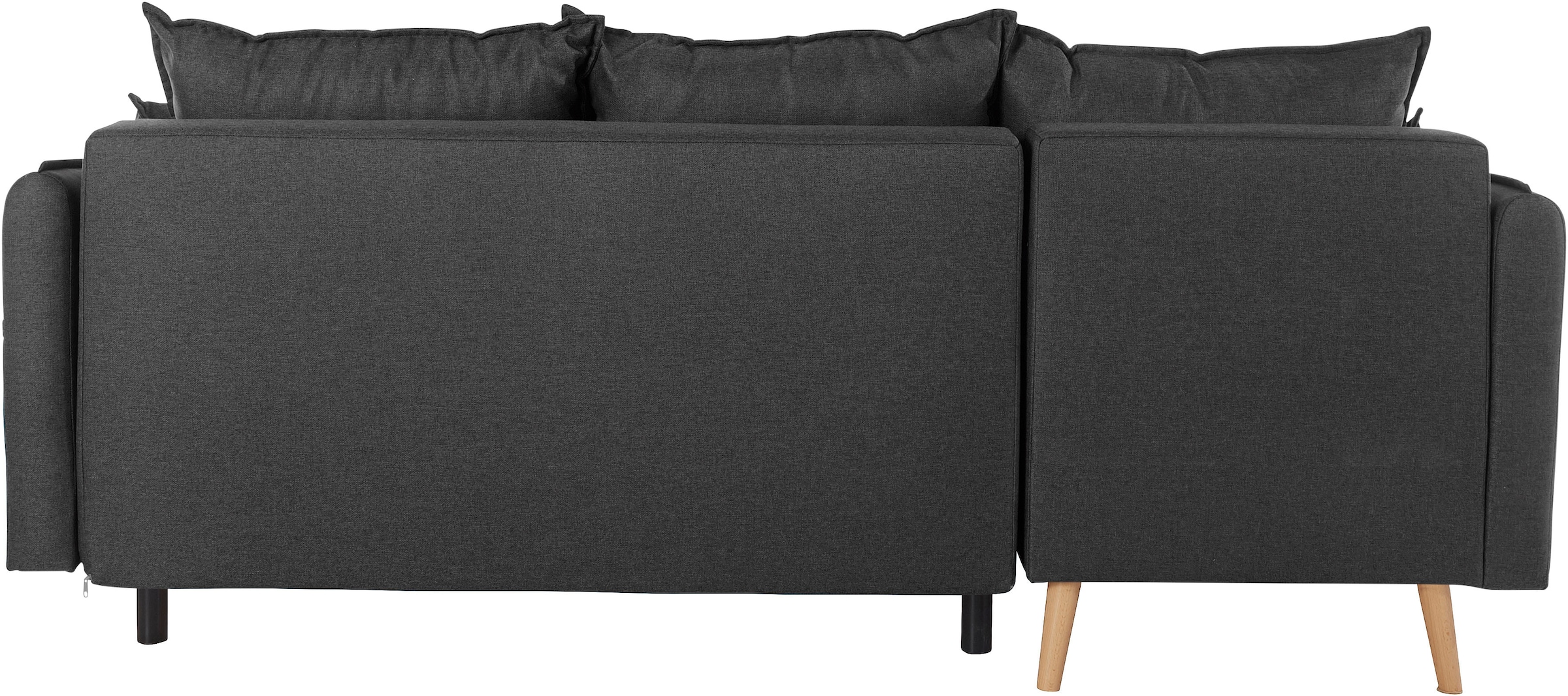 Home affaire Ecksofa »Granbo L-Form«, incl. Bettfunktion und Bettkasten, Federkern-Polsterung, Seitentasche