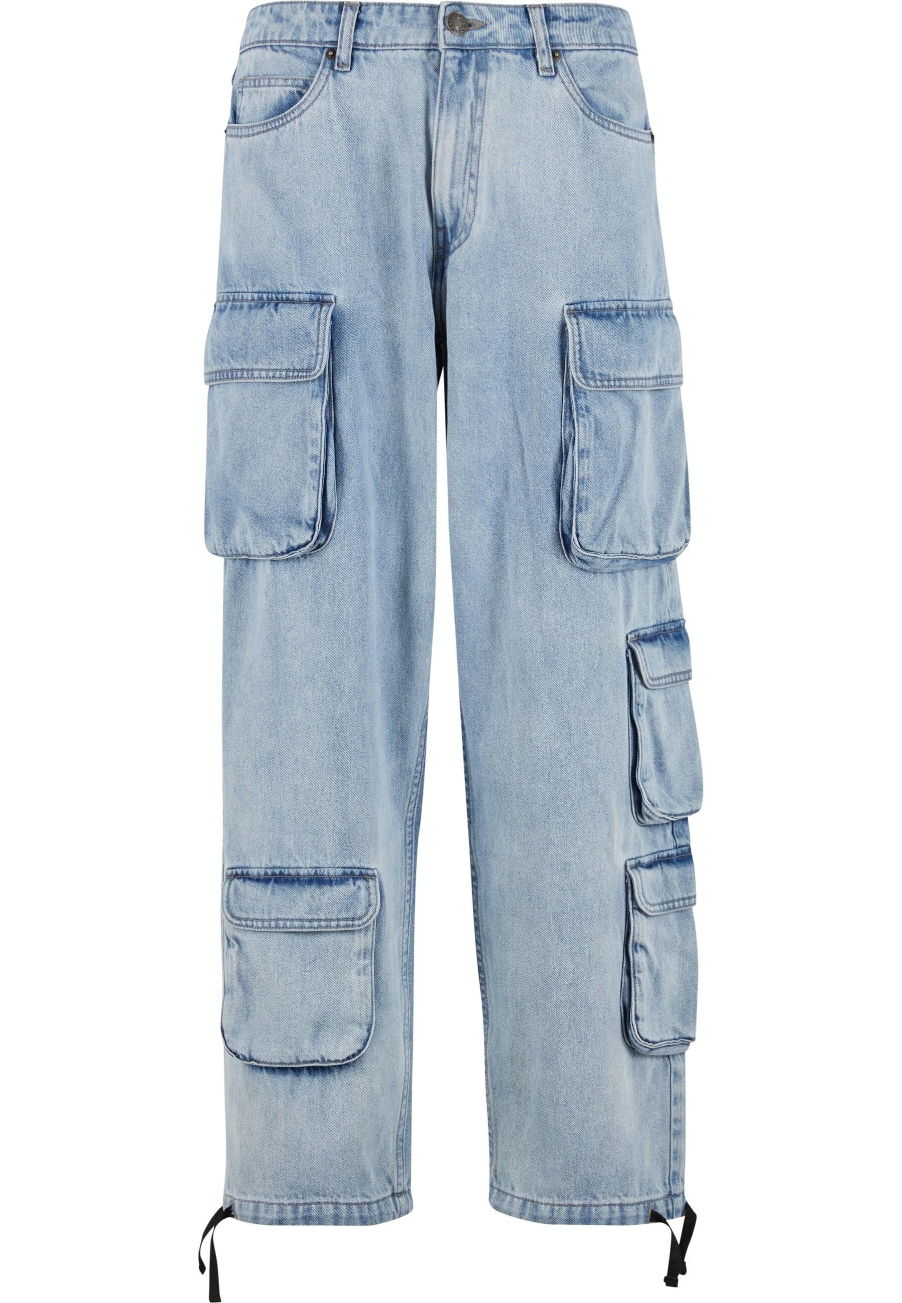 Urban Classics Jean Multi Pocket Cargo New Light Blue Washed 31 Homme