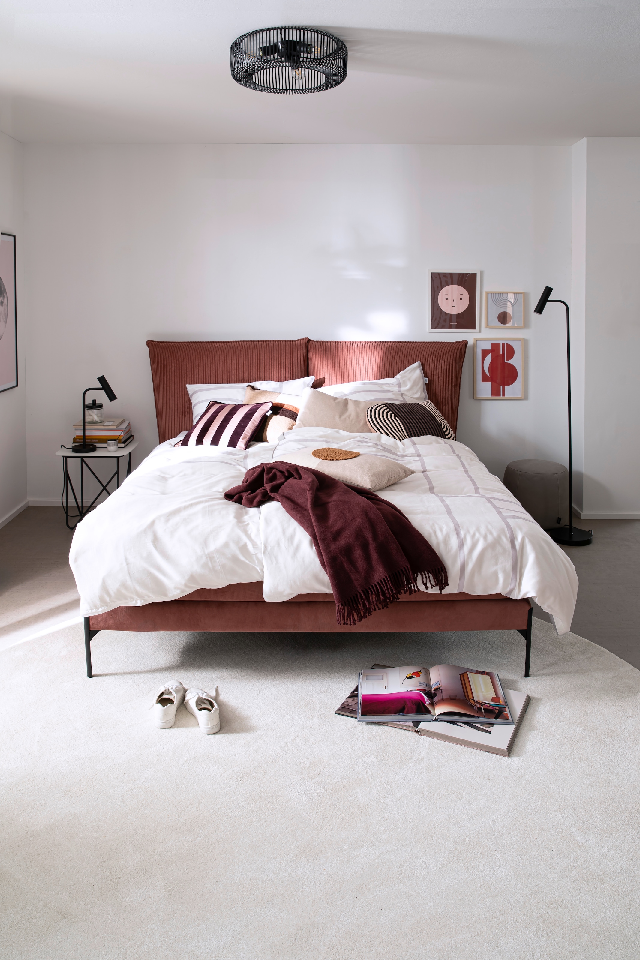 SCHÖNER WOHNEN-Kollektion Teppich »Pure 190« rund 21 mm Höhe Wohnzimmer, Schlafzimmer, uni, leichter Glanz, robuster Kurzflor