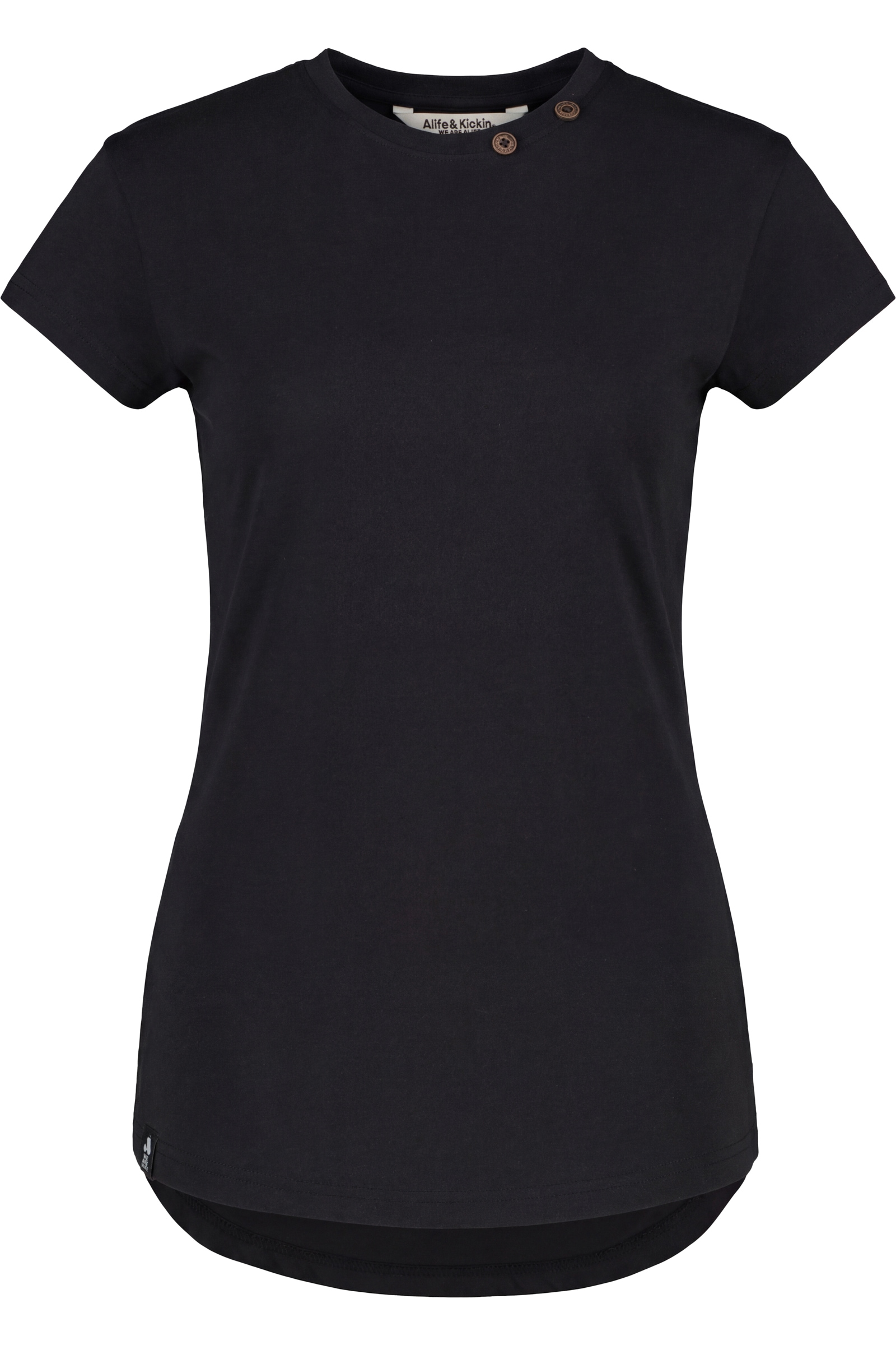 Alife & Kickin leichtes T-Shirt aus Materialmix mit Rundhals und Modal