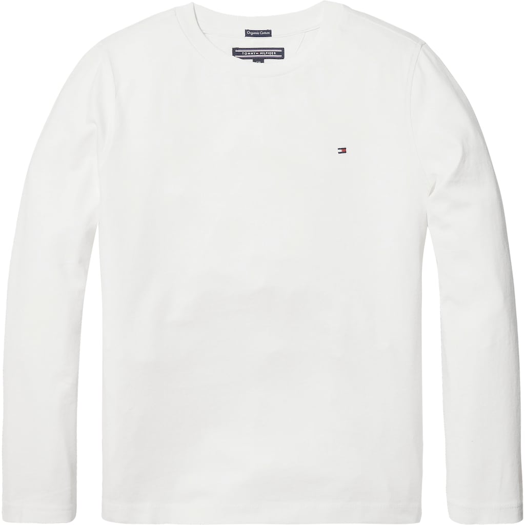 Tommy Hilfiger Langarmshirt »BOYS BASIC CN KNIT L/S«