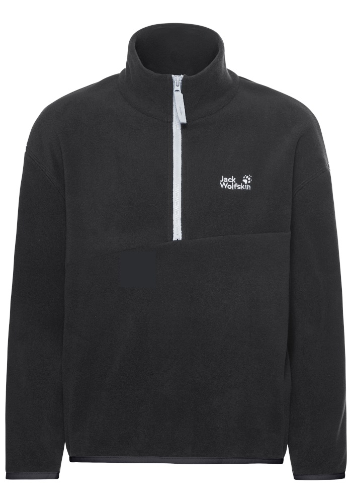 Jack Wolfskin Fleecepullover »TAUNUS 100 REBEL HZ K«, mit wärmendem Fleece, wasserabweisend, windabweisend, atmungsaktiv
