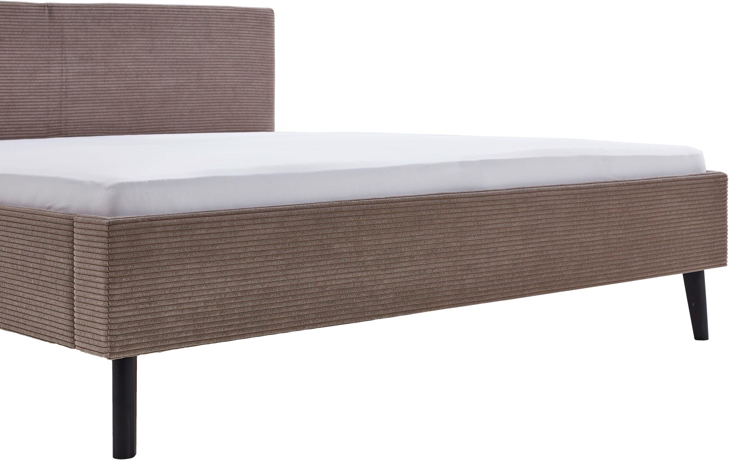 meise.möbel Polsterbett »Avola«, erhältlich in den Breiten 140 & 180cm, Bezugsstoff Cord