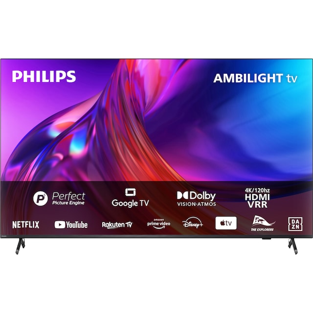 »85PUS8808/12«, Zoll, BAUR TV-Google Android HD, | 215 LED-Fernseher 4K Philips cm/85 Ultra TV-Smart-TV