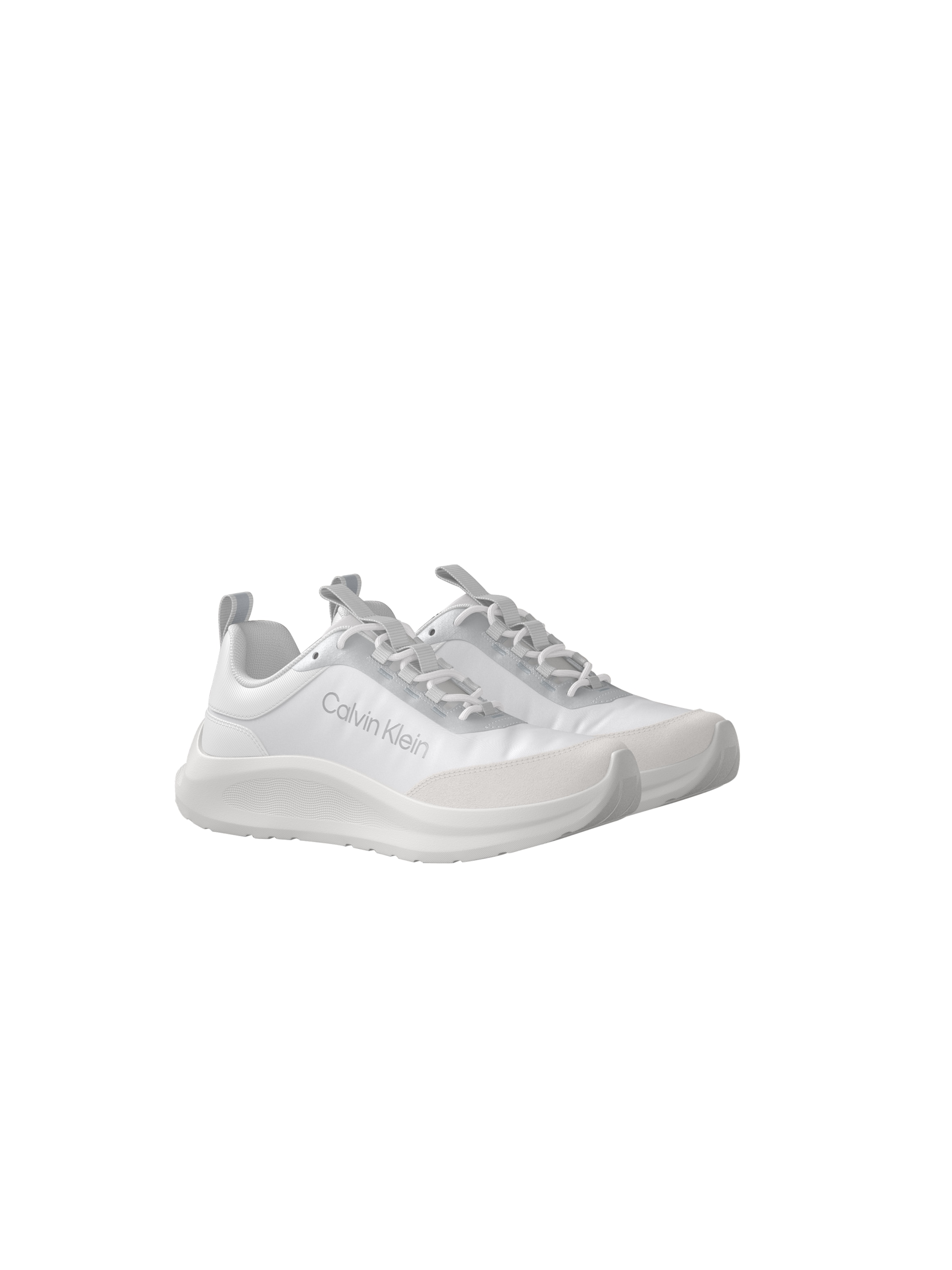 Calvin Klein Plateausneaker "LIGHT EVA RUN ESS LAC NY-SU WMN" Schnürschuh, Halbschuh, mit Anziehlasche