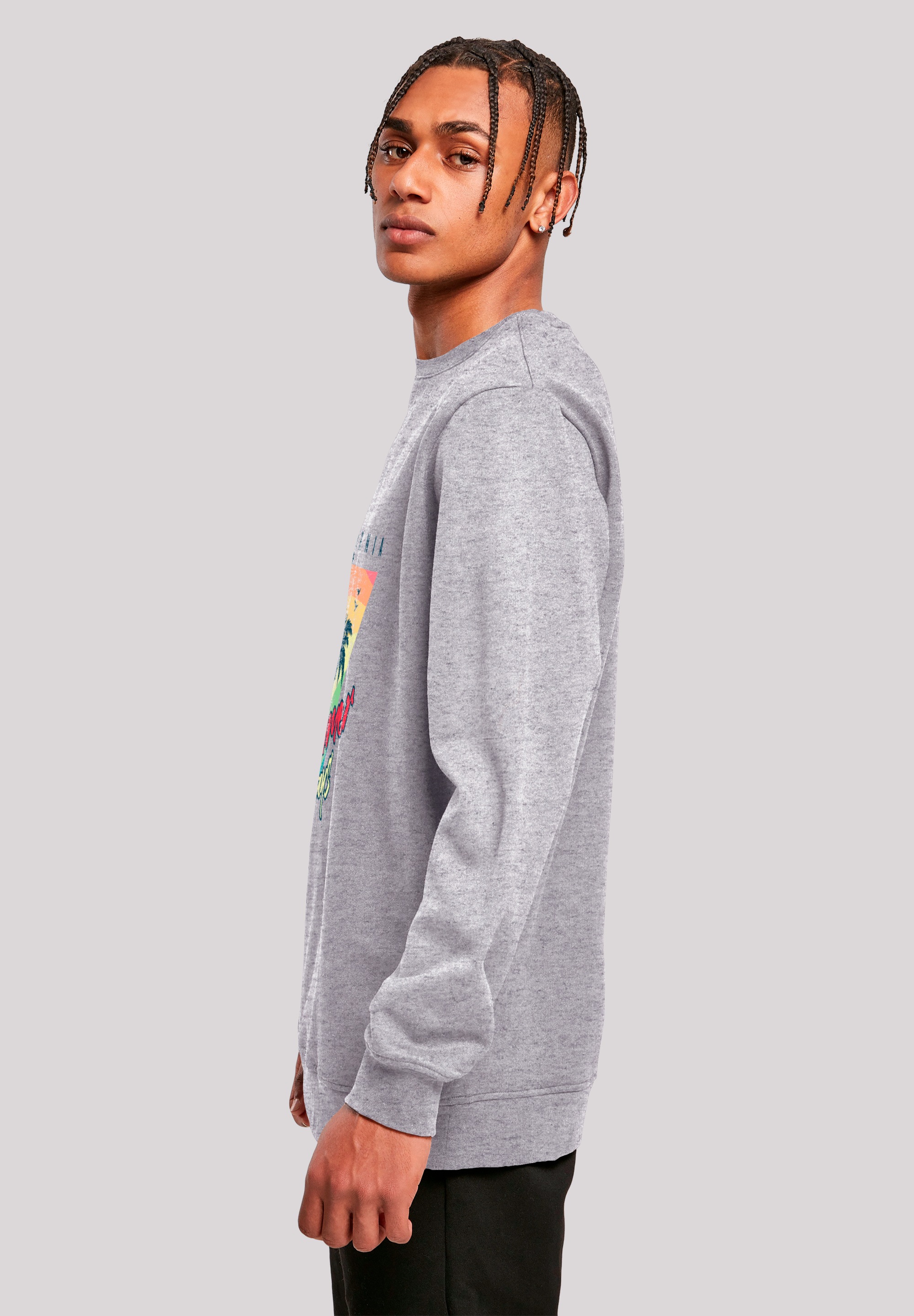 F4NT4STIC Sweatshirt »California Palmen Retro«, Premium Qualität