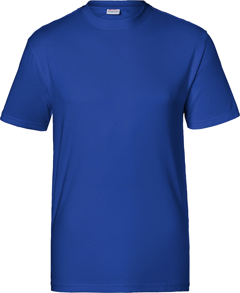 KÜBLER Herren T-Shirt "Bekleidung 51246238-46 Kübler Rundhals", blau, Gr. S, Obermaterial: 50% Baumwolle CO. 50% Polyester PES., Shirts