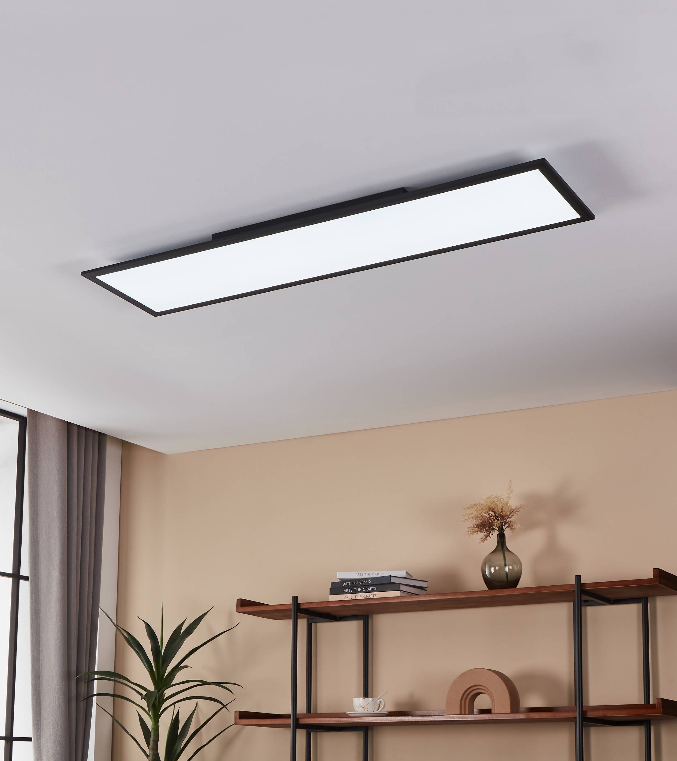 EGLO LED-Deckenleuchte »SALOBRENA-Z«,  in schwarz aus Alu / inkl. LED fest integriert - 33,5 Watt