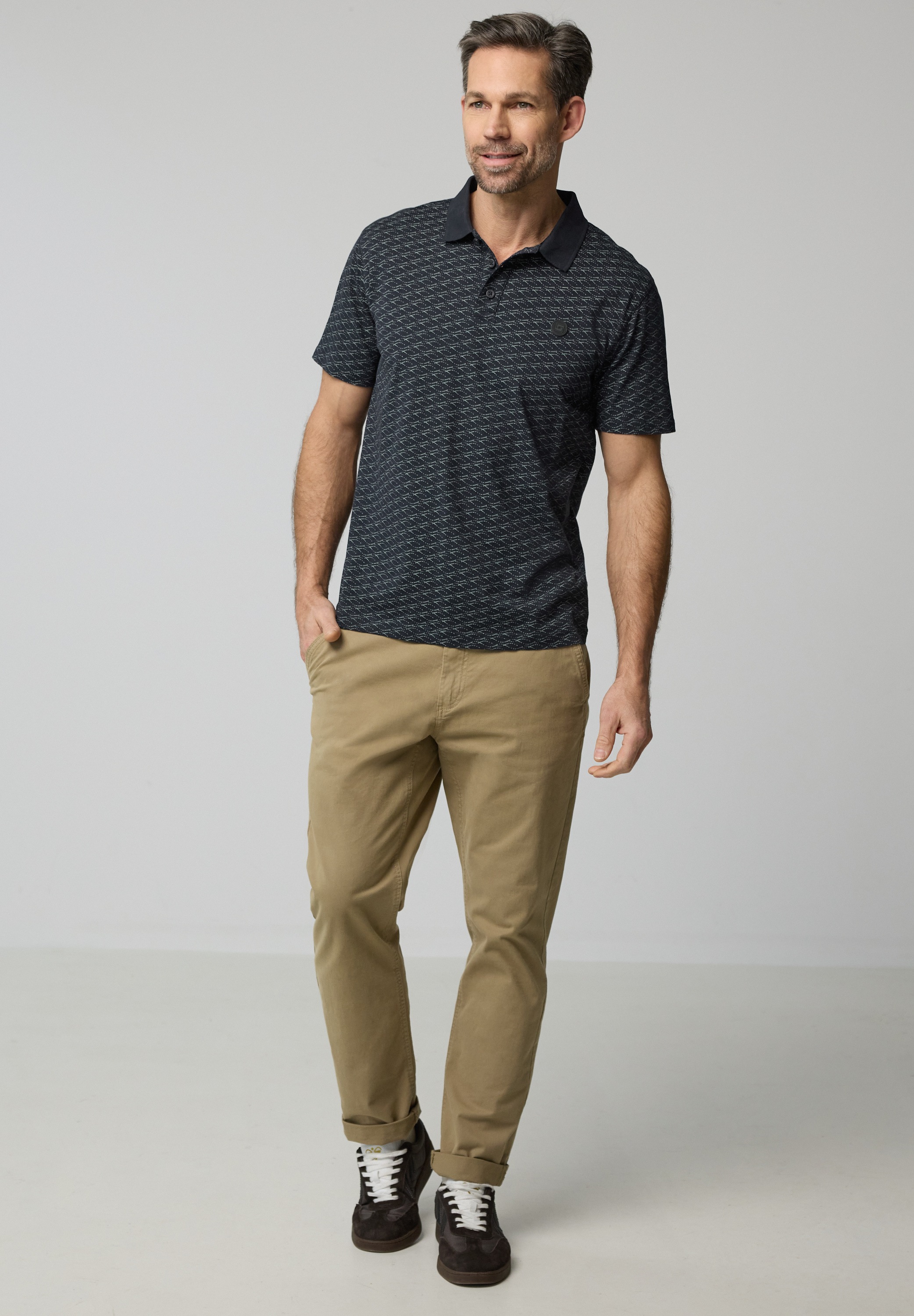 STREET ONE MEN T-Shirt aus reiner Baumwolle