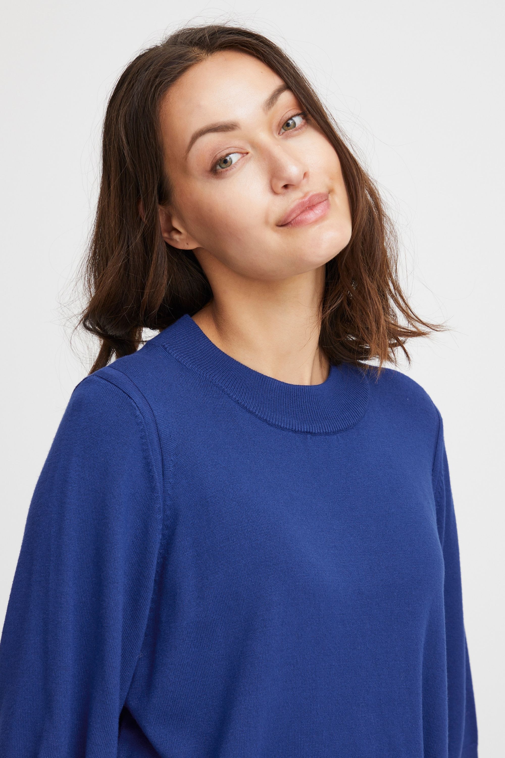 fransa Strickfleece-Pullover »Strickpullover FRBlume«