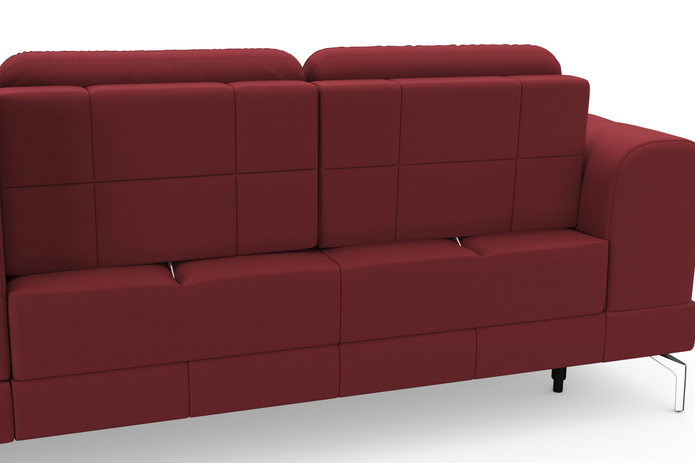 sit&more Ecksofa »Bendigo L-Form« inklusive Sitztiefenverstellung, Bodenfreiheit 15 cm, 2 Fußfarben