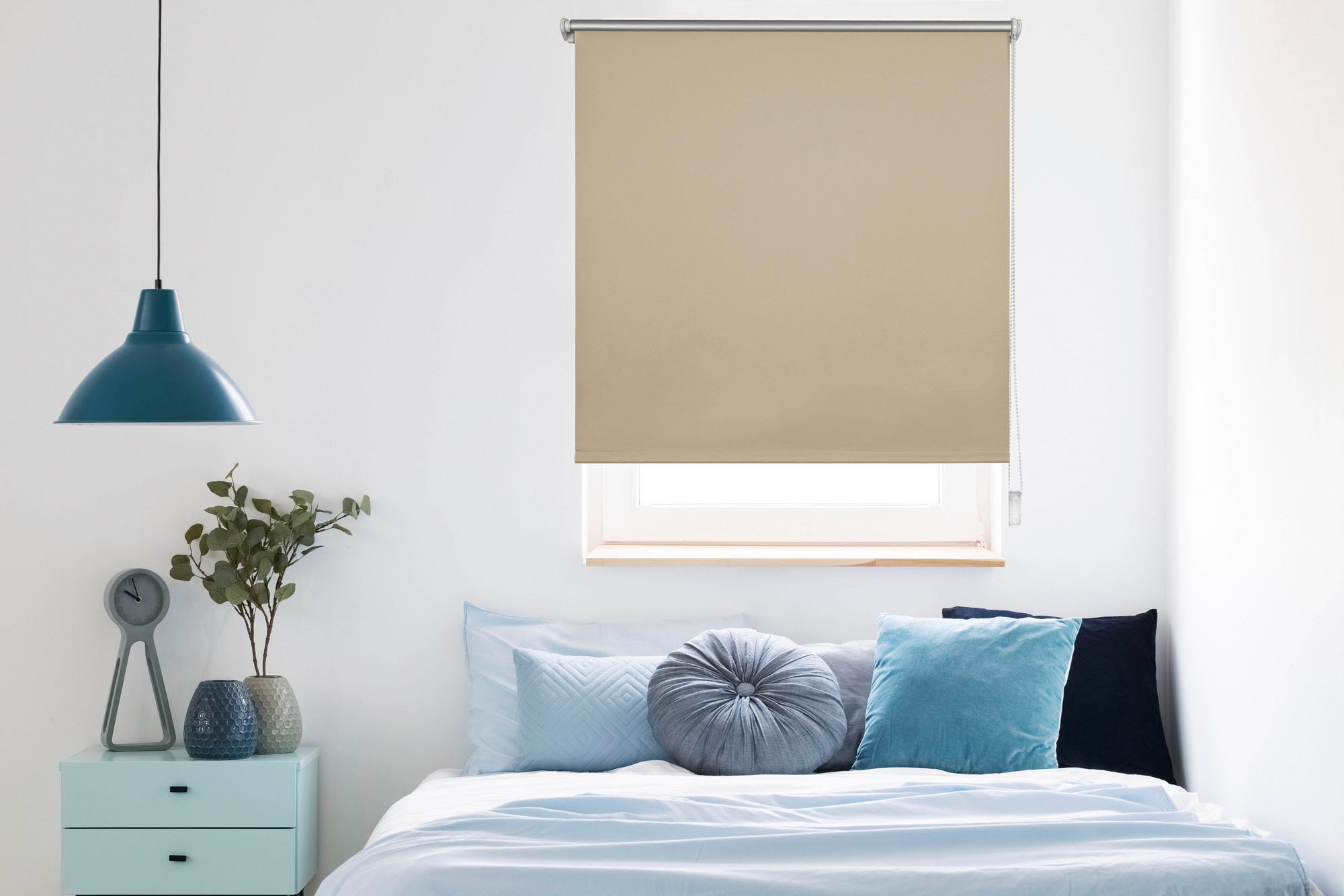mydeco 1100000002199 "Thermo Win Rollo" verdunkelnd Sichtschutz ohne Bohren freihängend bis Länge120