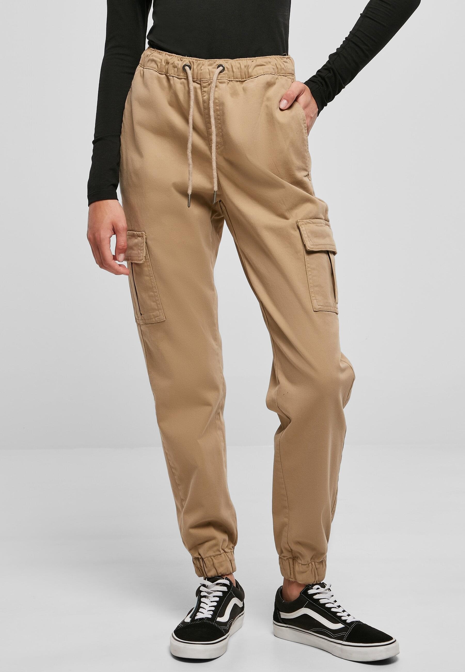 URBAN CLASSICS Stoffhose »Urban Classics Damen«, (1 tlg.)