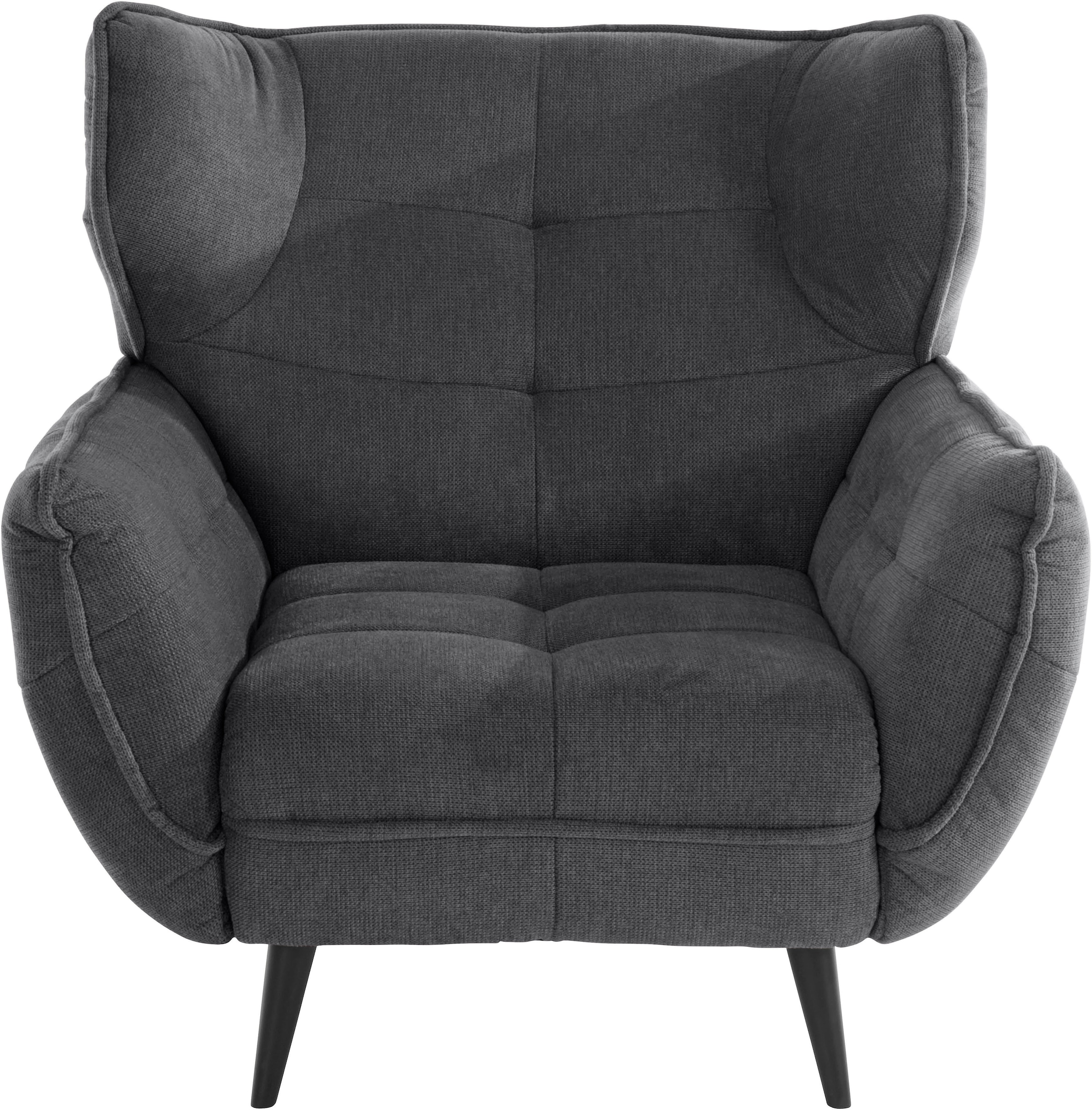 Leonique Sessel "Ariana", Stylischer Hochlehner bzw. Ohrensessel günstig online kaufen