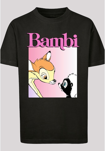 F4NT4STIC Kurzarmshirt »Kinder Bambi Nice To Mee...