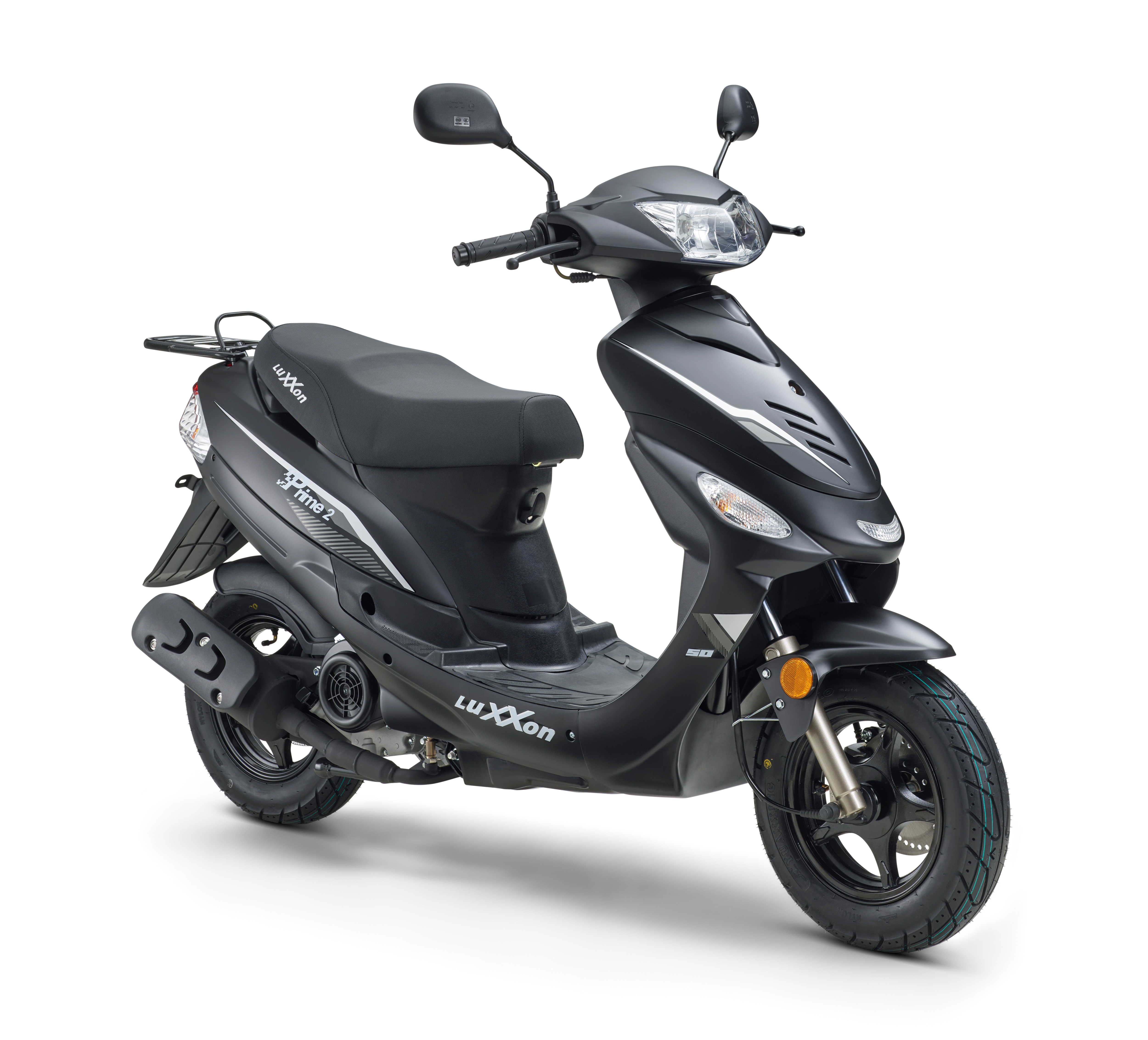 Luxxon Motorroller "LuXXon Prime 2" 50 cm³ 45 km/h Euro 5 3,4 10 Zoll, Automatik, Benzinbetrieben, 1 Zylinder, 4-Takt, Roller