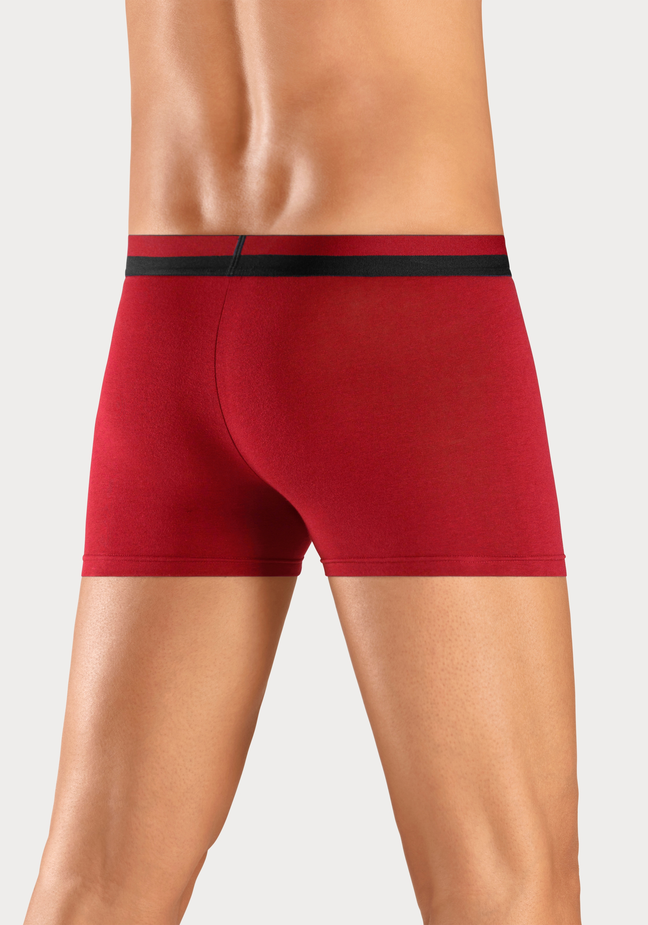 Bruno Banani Boxer »Boxershorts für Herren«, (Packung, 4 St.), mit erhabenem Logo-Druck auf dem Bund