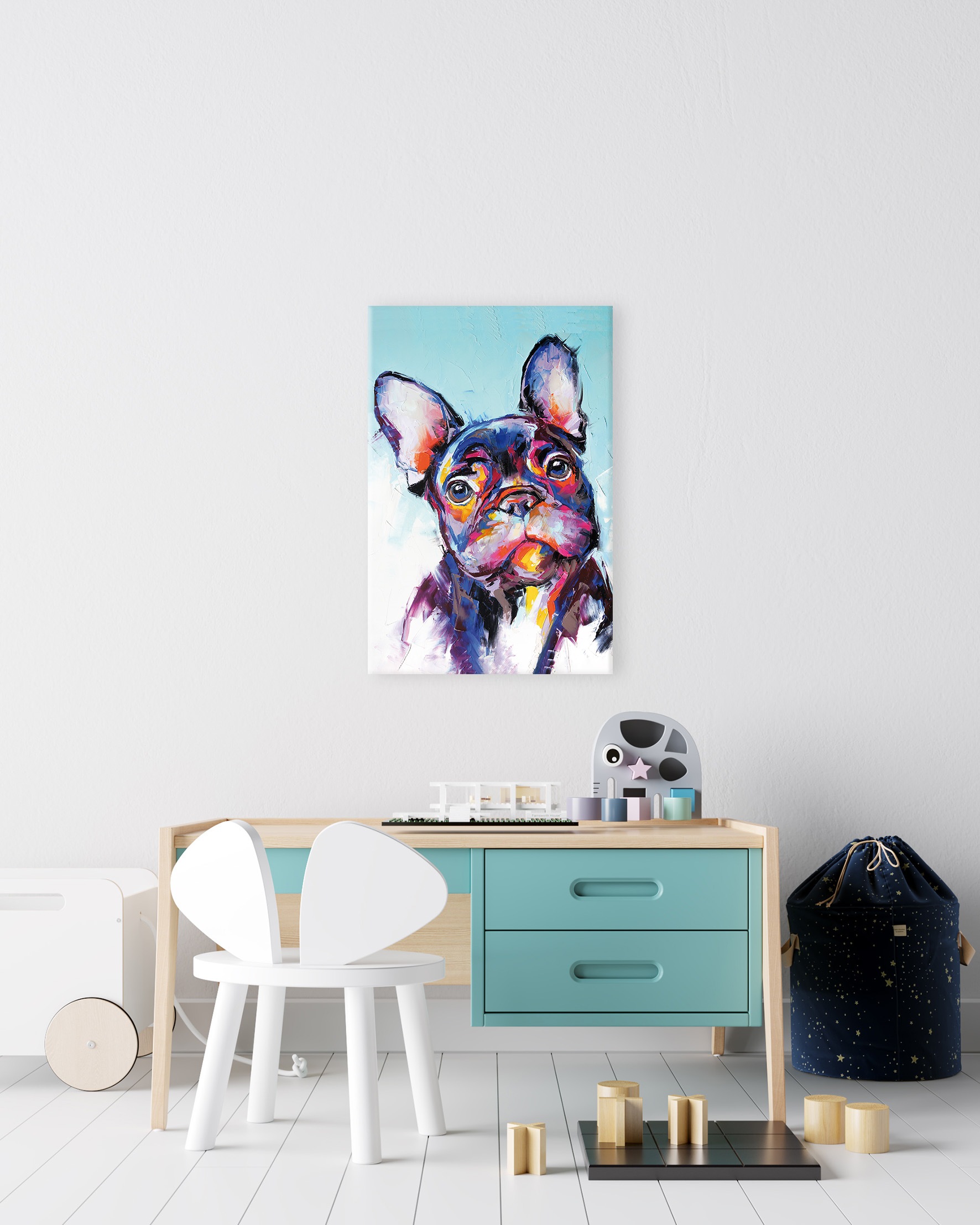 Bönninghoff Leinwandbild "Hund" Hund 1 Stk. tlg. BxH: 60x90 cm günstig online kaufen