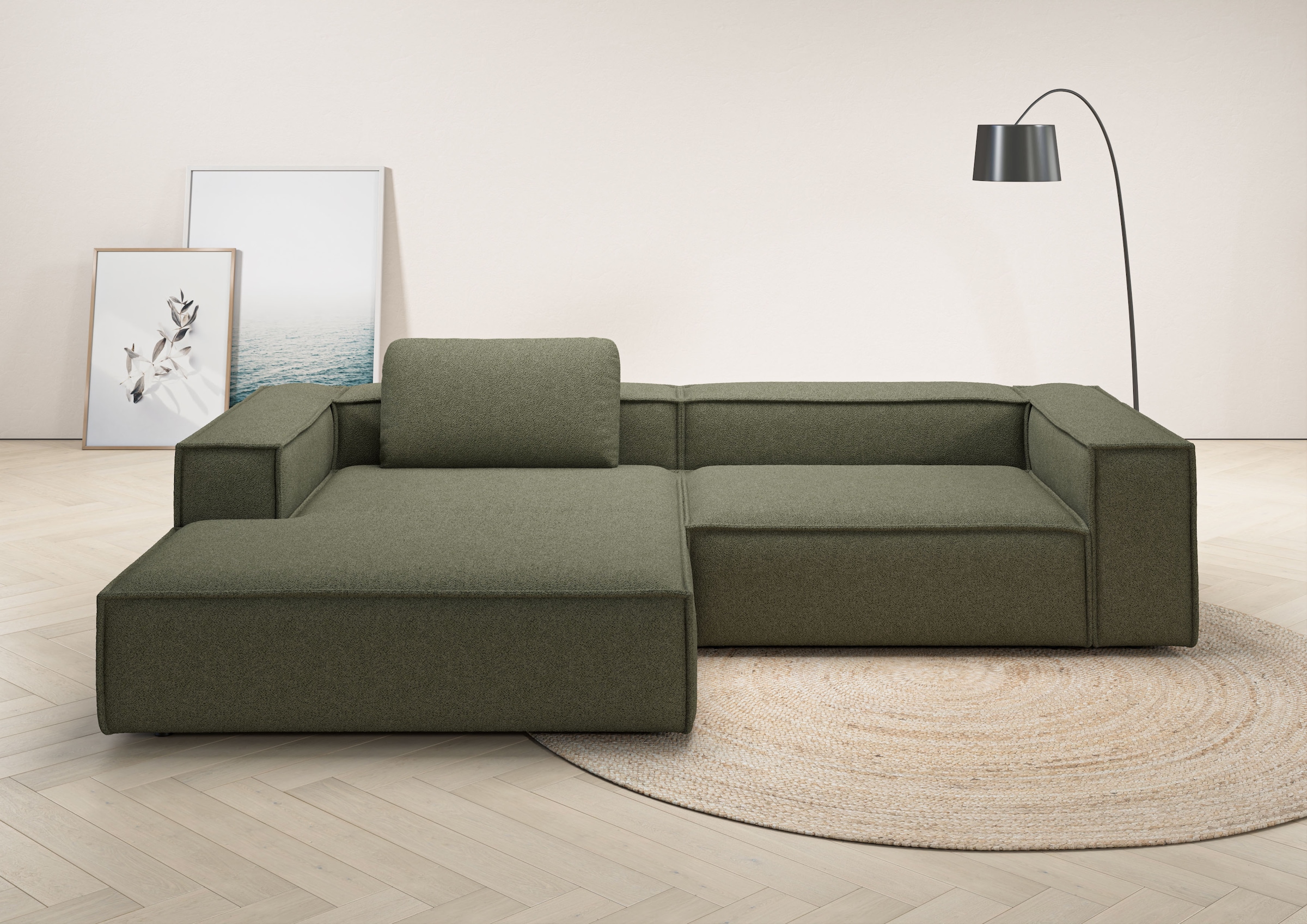 Places of Style Ecksofa "Watertown, modernes XXL L-Form, 306 cm breit", Gro günstig online kaufen
