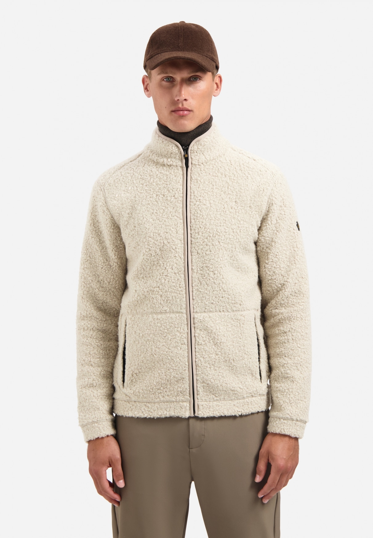 NO EXCESS Sweater "No Excess Teddy-Sweatjacke Sweater Full Zip Teddy" günstig online kaufen
