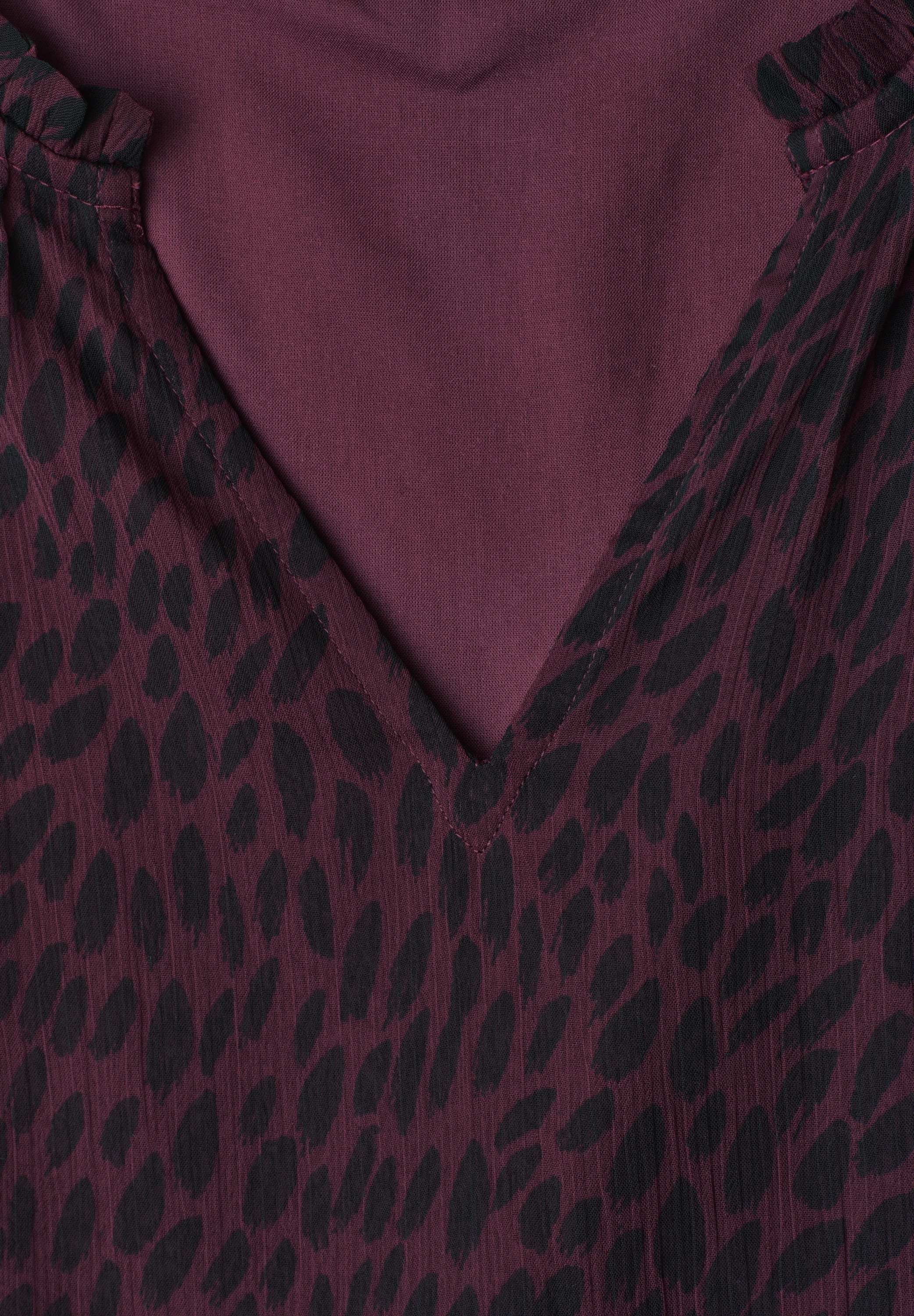 STREET ONE Maxikleid Ohne Taschen mit allover Print