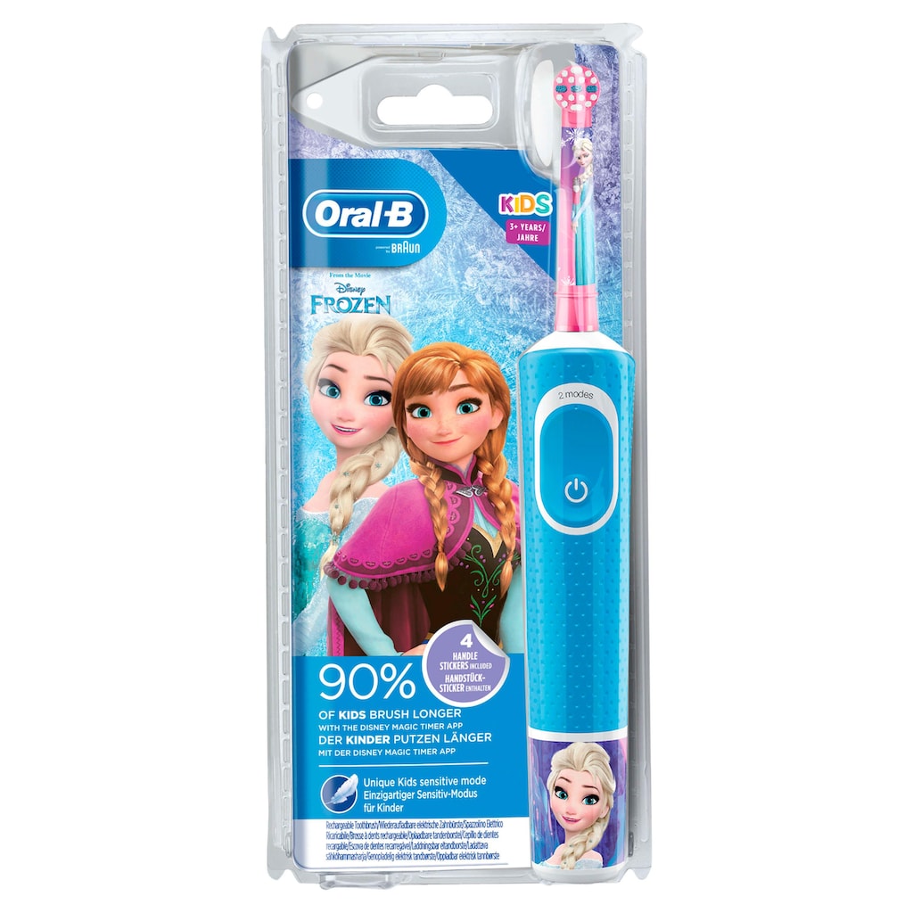 Oral-B Elektrische Kinderzahnbürste »Frozen Elektrische«, 1 St. Aufsteckbürsten