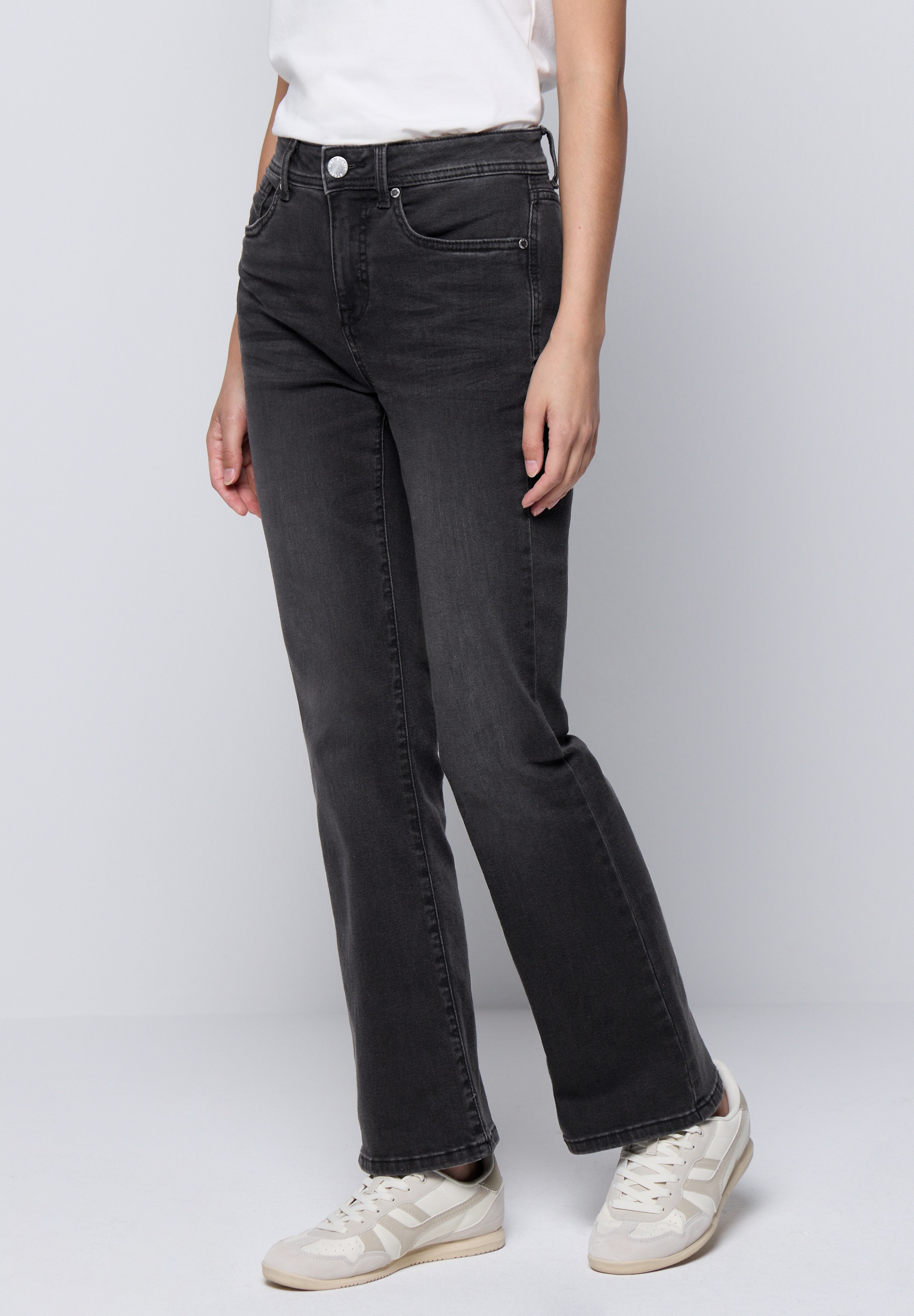 STREET ONE STUDIO Bootcut-Jeans, High Waist günstig online kaufen