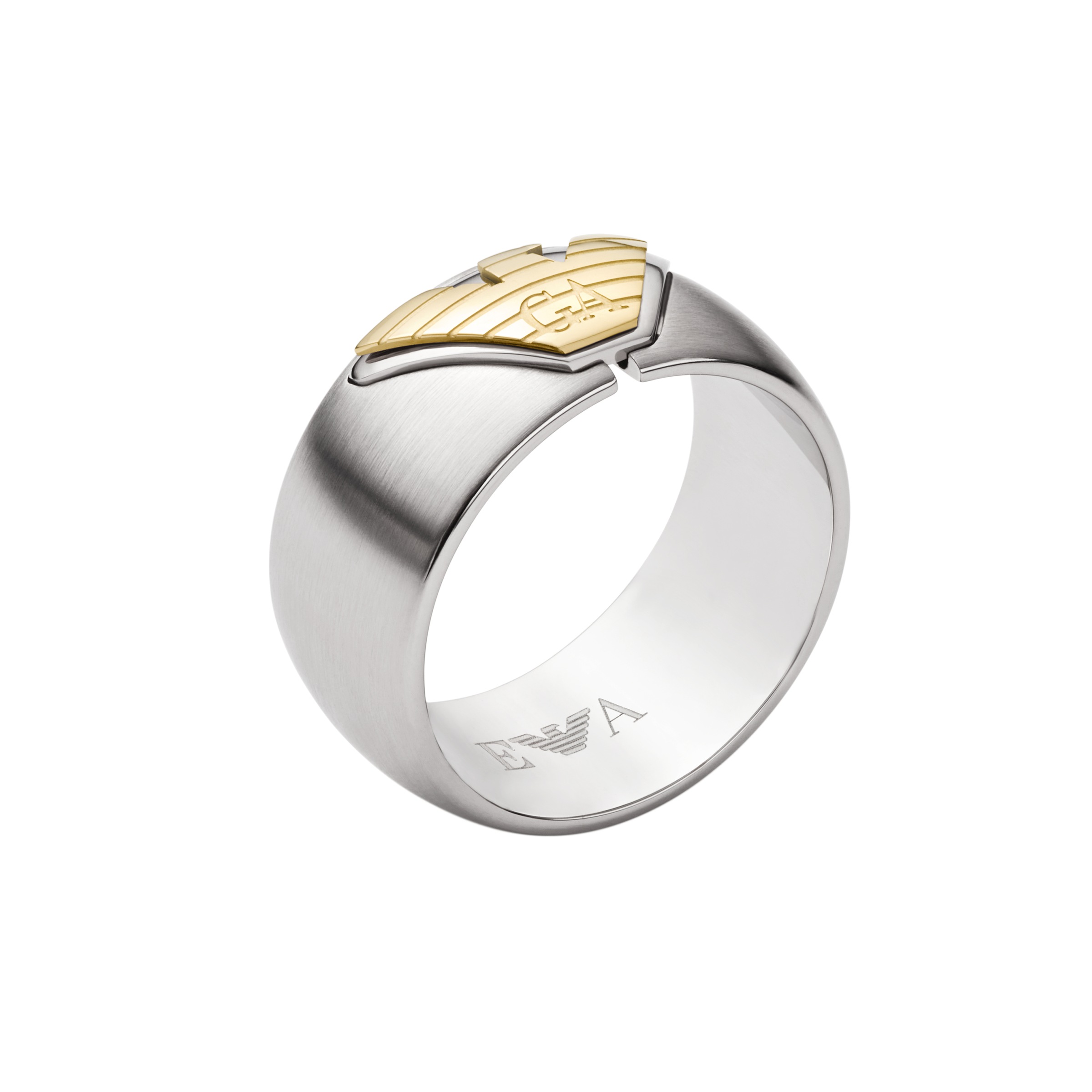Emporio Armani Fingerring »Schmuck Geschenk Edelstahl EAGLE LOGO«