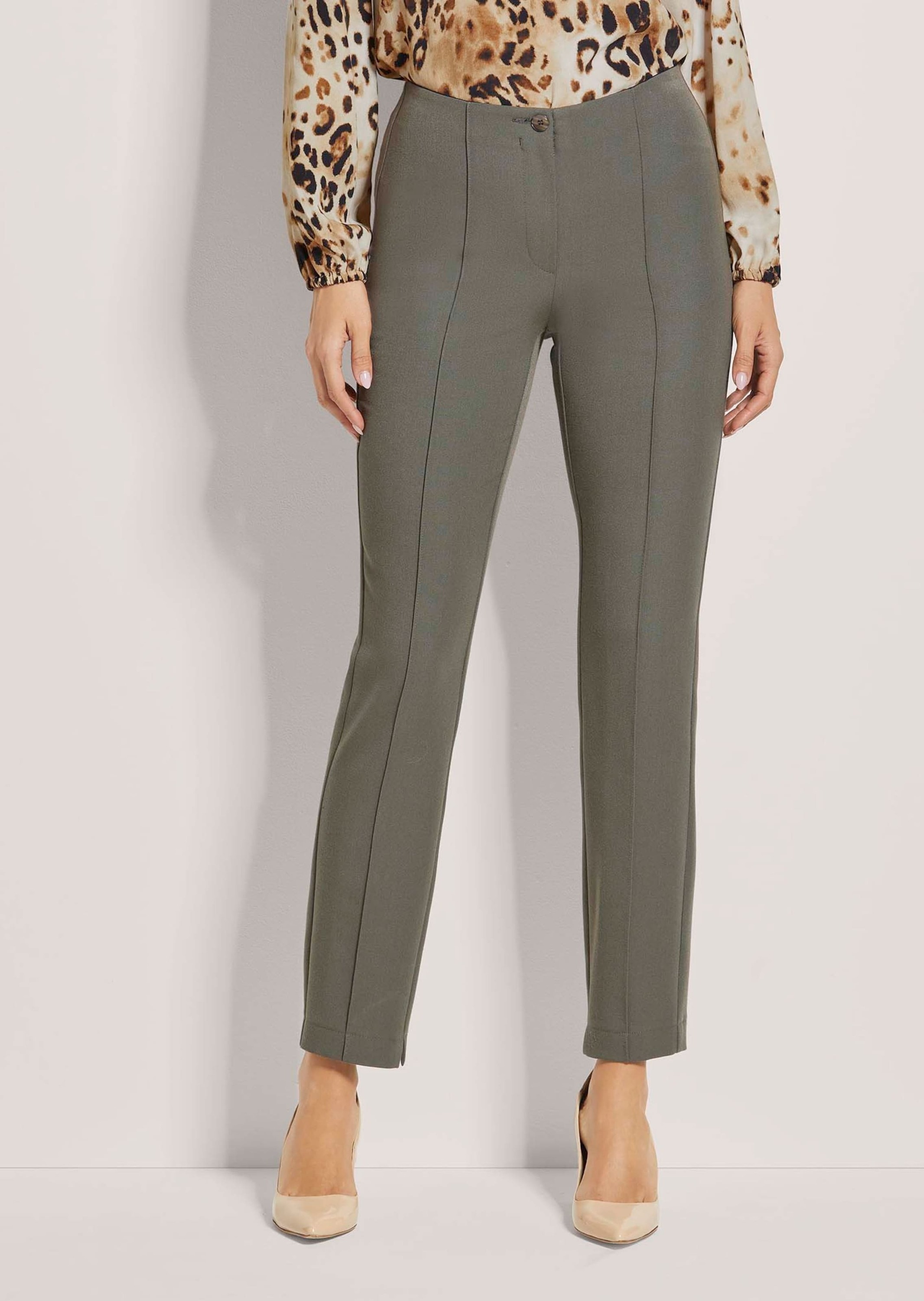 Thumbnail - MADELEINE Stoffhose "Schlupfhose Slim Fit Stretchhose mit Biesen"