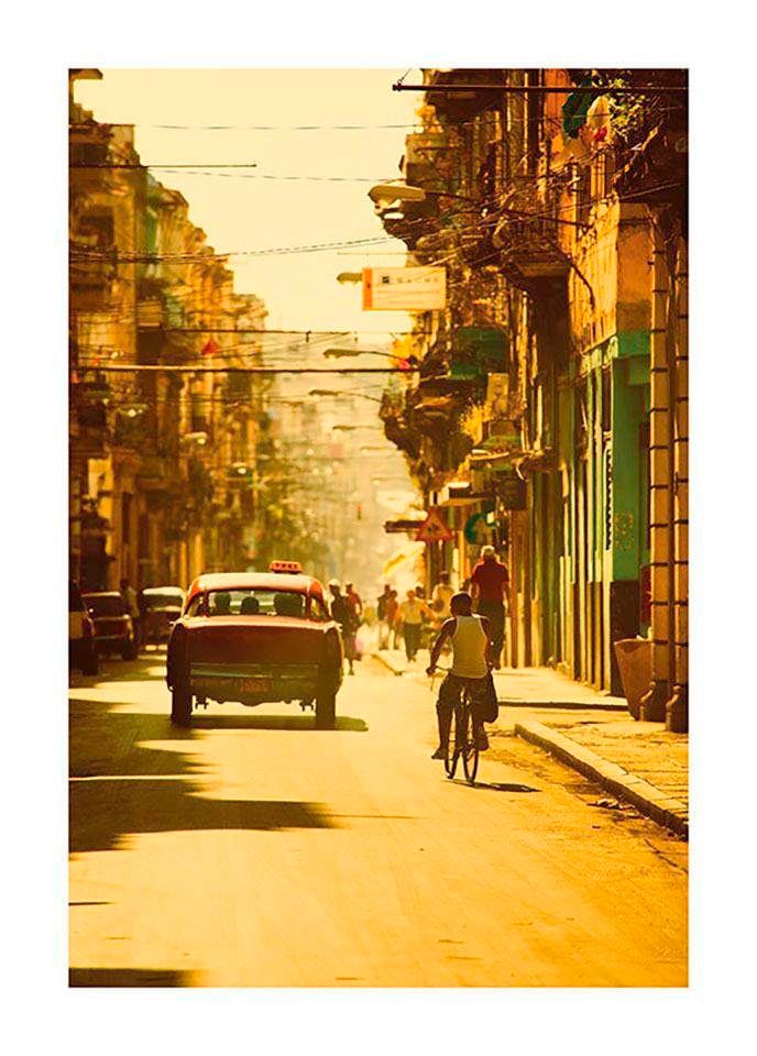 Komar Poster »Cuba Streets«, Städte, (Packung, 1 St., Anzahl Teile 1),  Kinderzimmer, Schlafzimmer, Wohnzimmer | BAUR