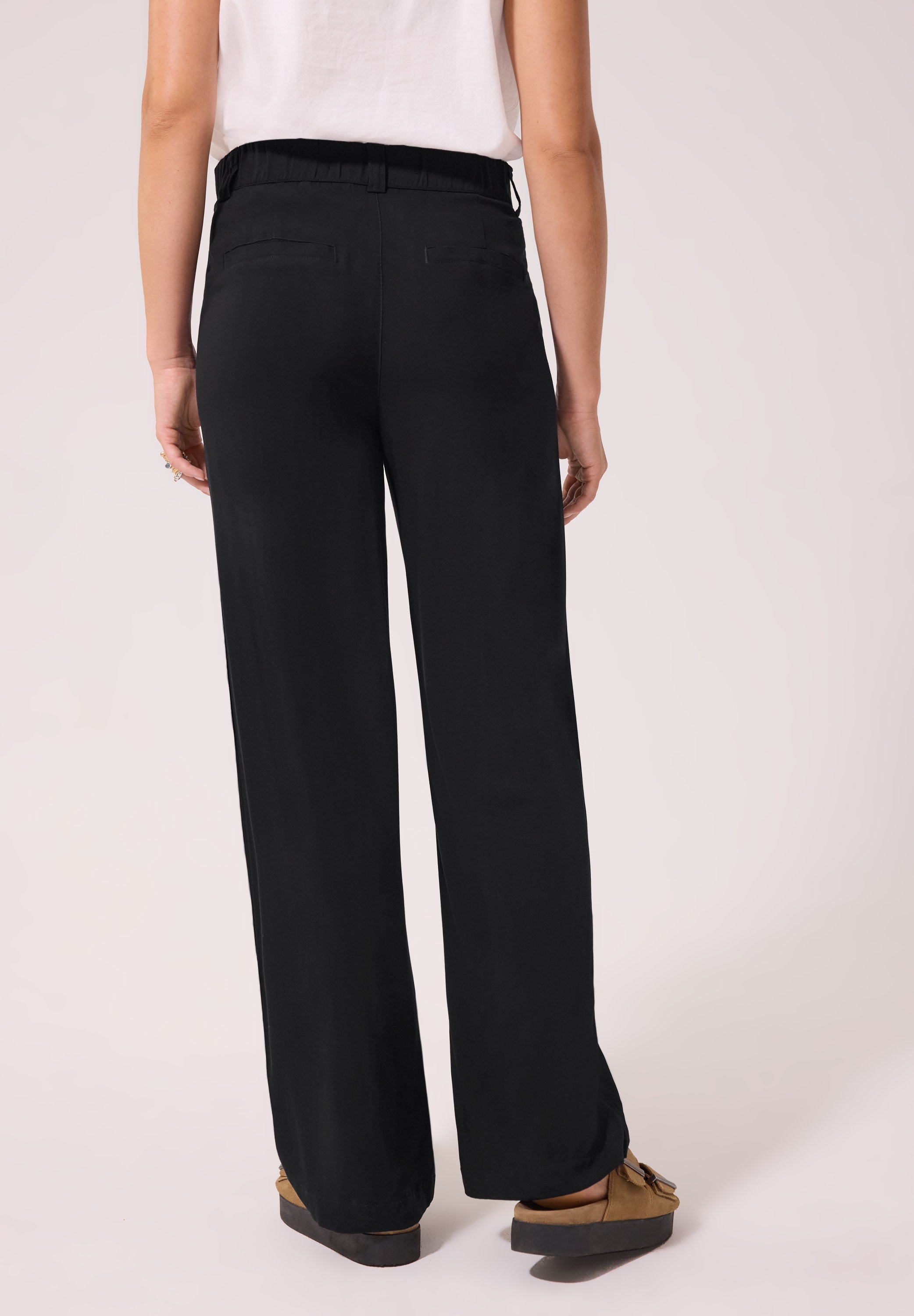 STREET ONE STUDIO Stoffhose  mit Wide Legs