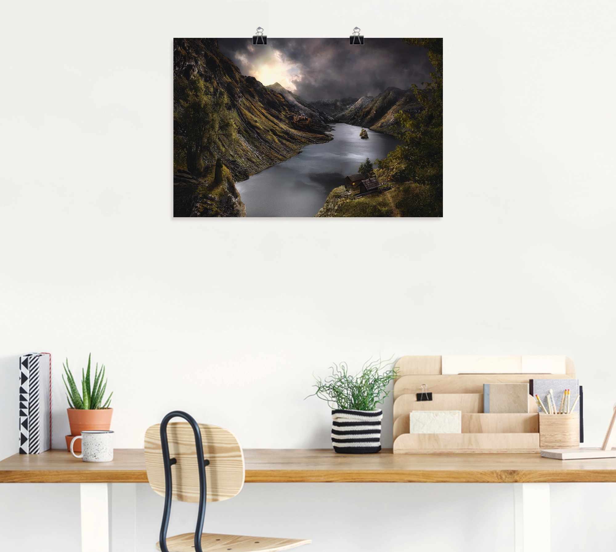 Artland Wandbild »Am großen Fluss« 1 Stk. tlg. als Alubild, Leinwandbild, Poster, Wandaufkleber in verschied. Größen