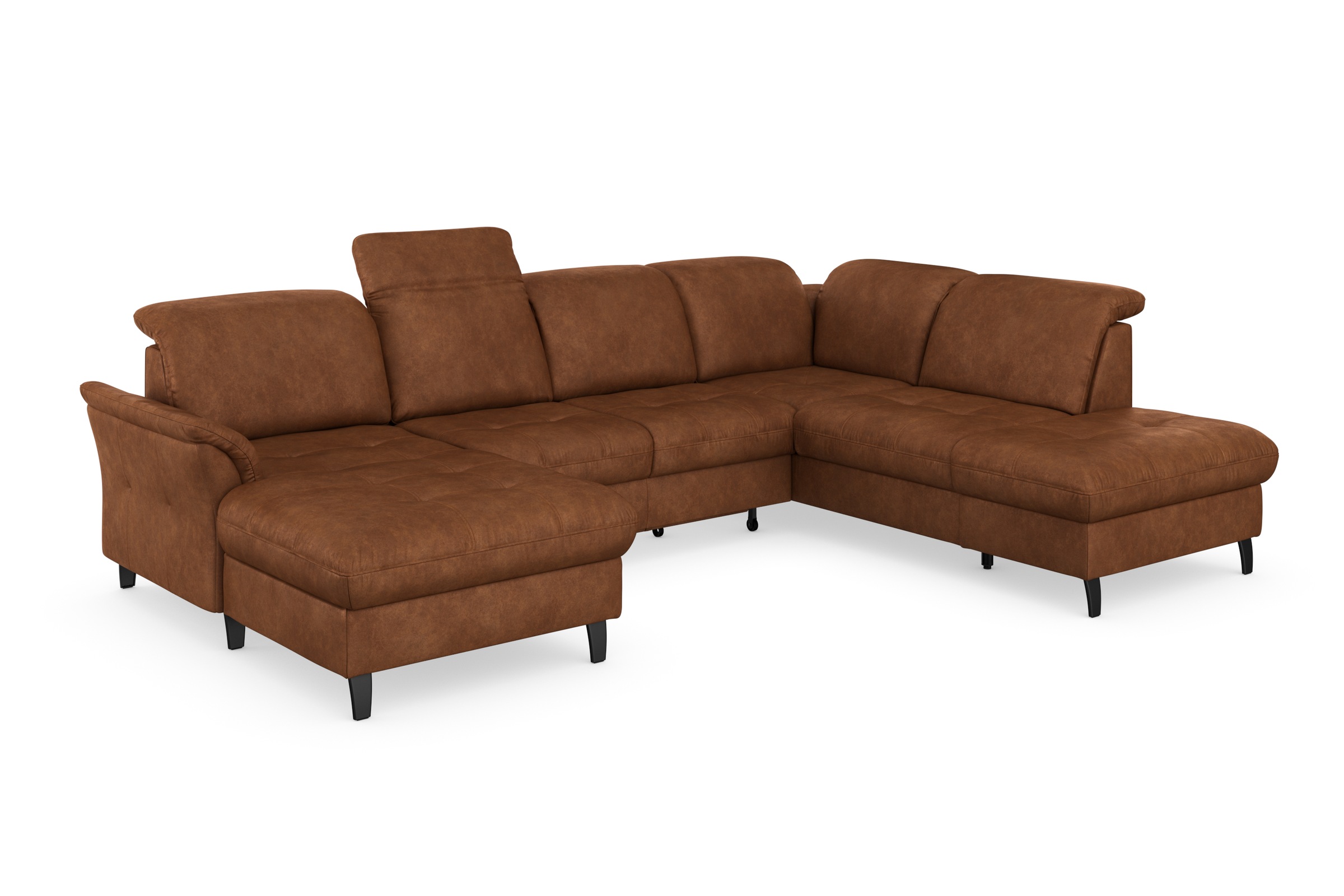 sit&more Wohnlandschaft »Maggiore U-Form«, wahlweise mit Kopfteilverstellung, Bettfunktion und Stauraum