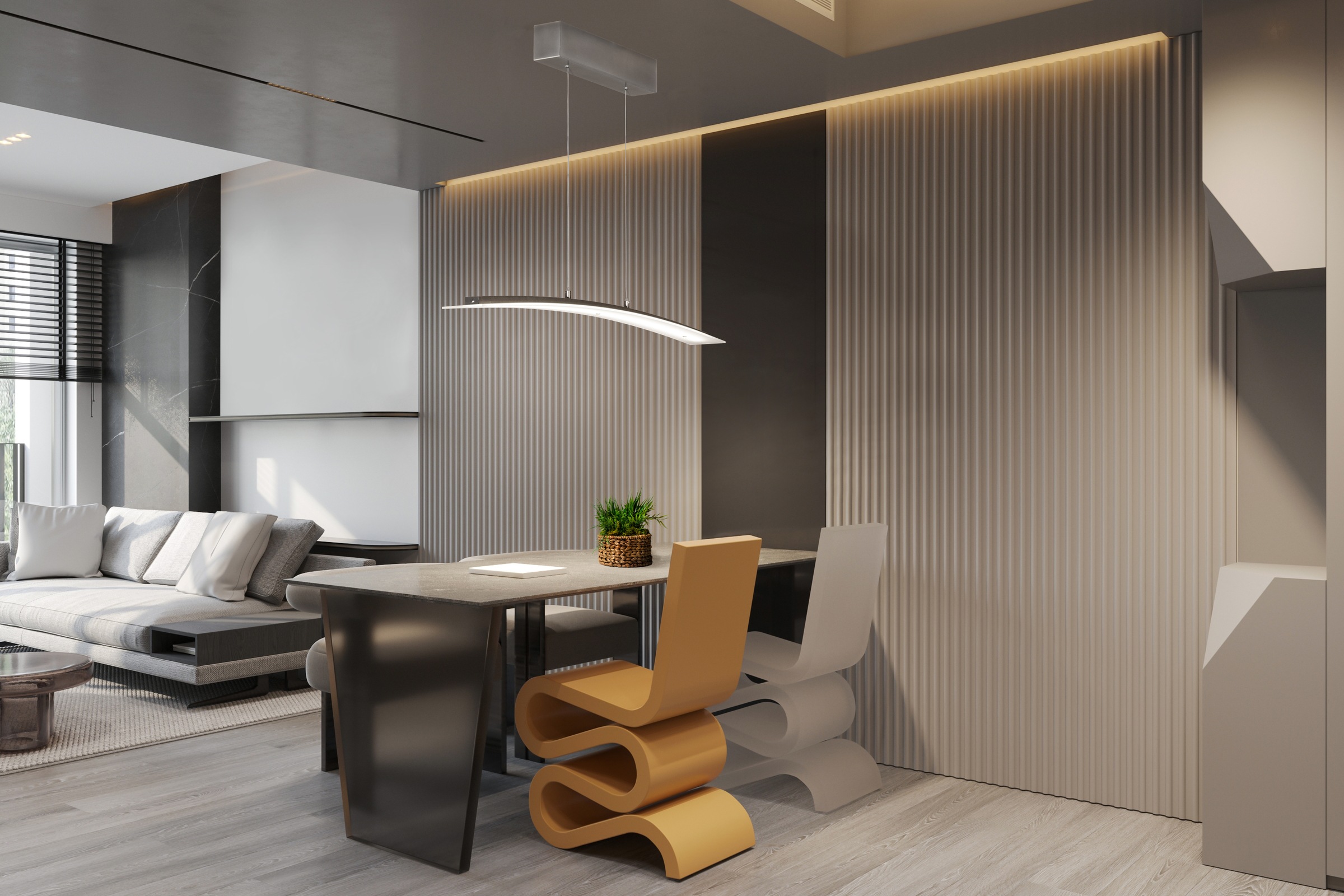 FISCHER & HONSEL Pendelleuchte »Mavero« LED-Board 1 Stk. Farbtemperatur in 3 Stufen einstellbar, höhenverstellbar mit Kabellift