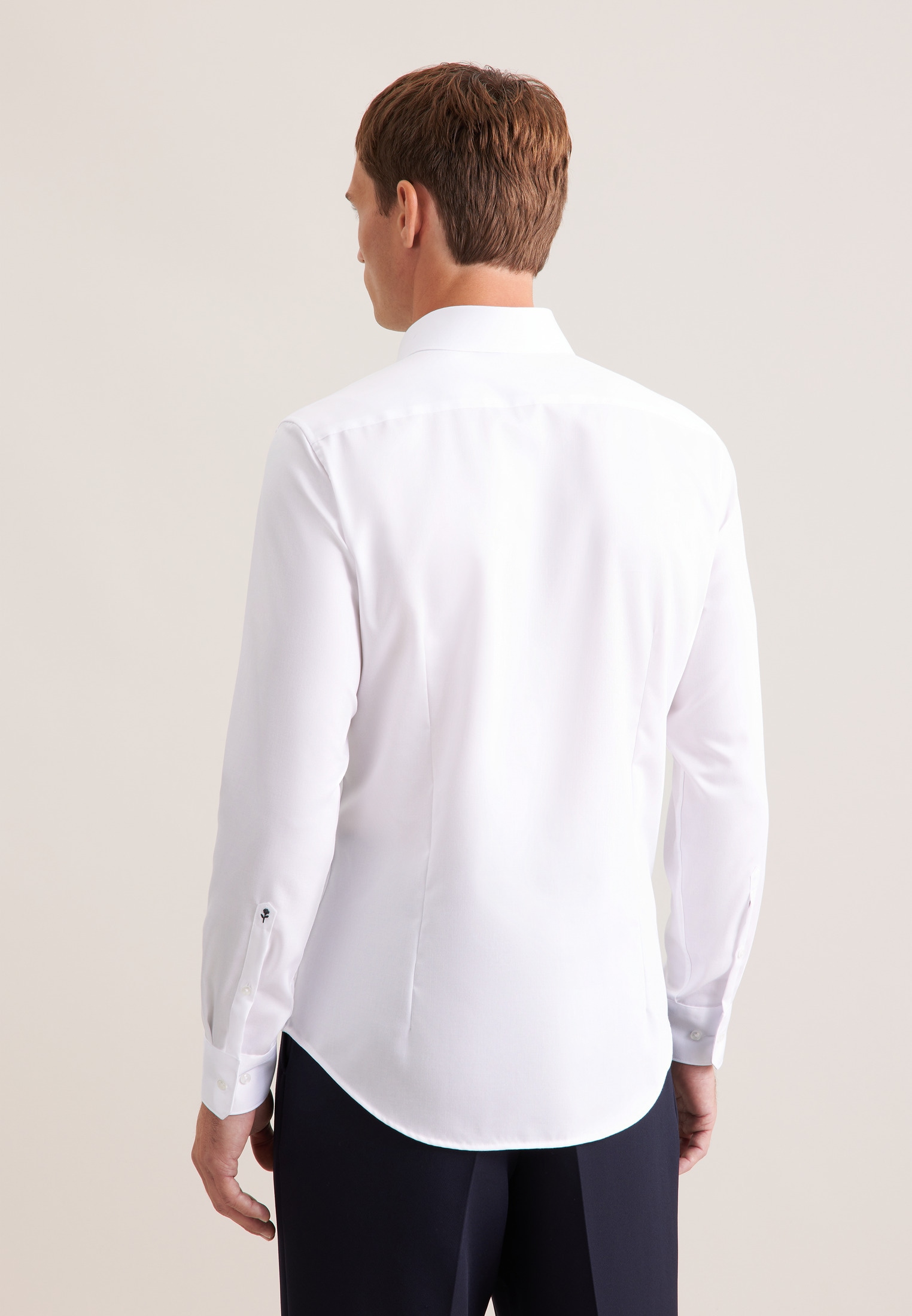 seidensticker Businesshemd »Schwarze Rose« Shaped 1/1 Extra lang Kentkragen Uni