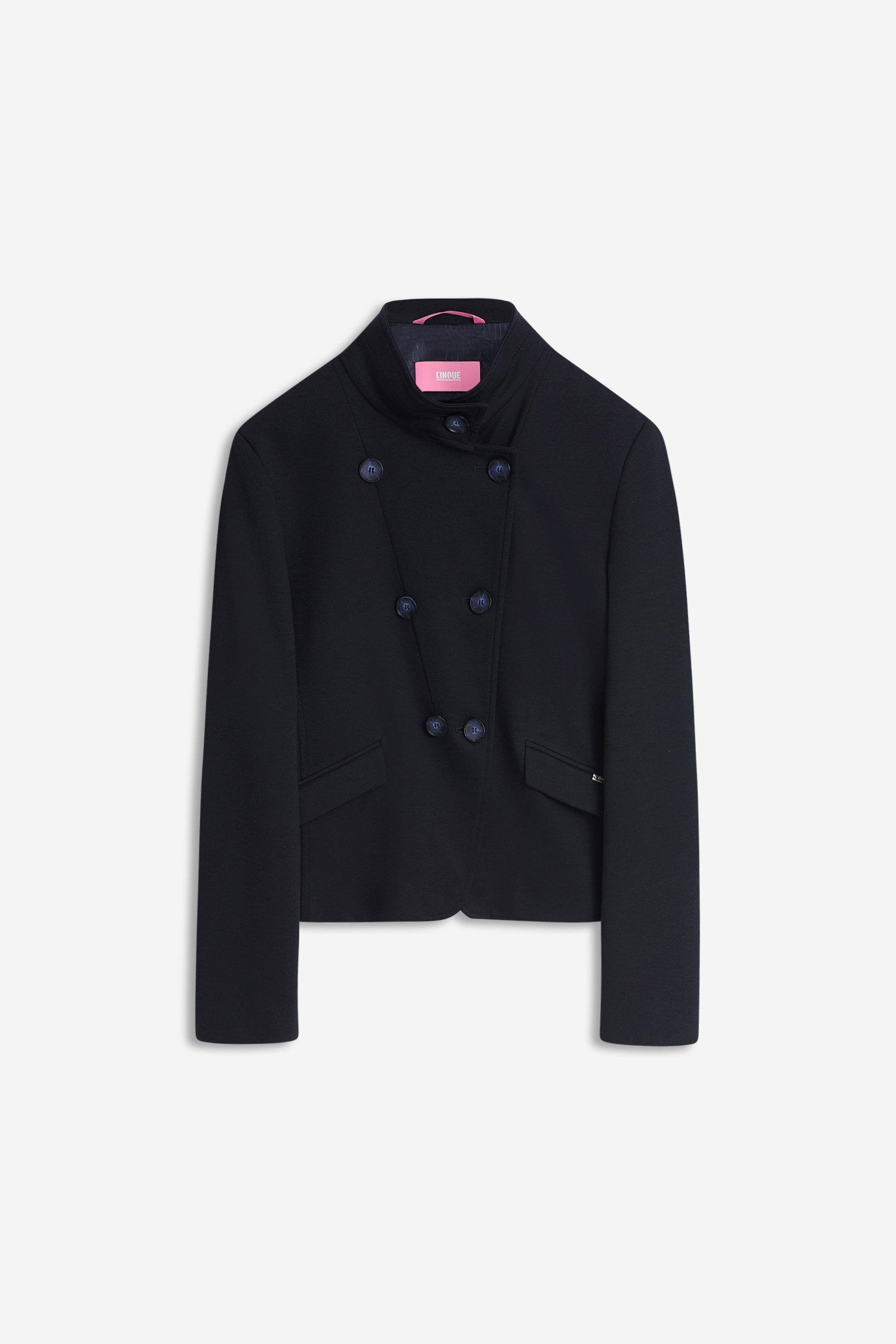 Cinque Kurzblazer "CILOKO" Stehkragen, taillierter Schnitt, elastischer Mat günstig online kaufen