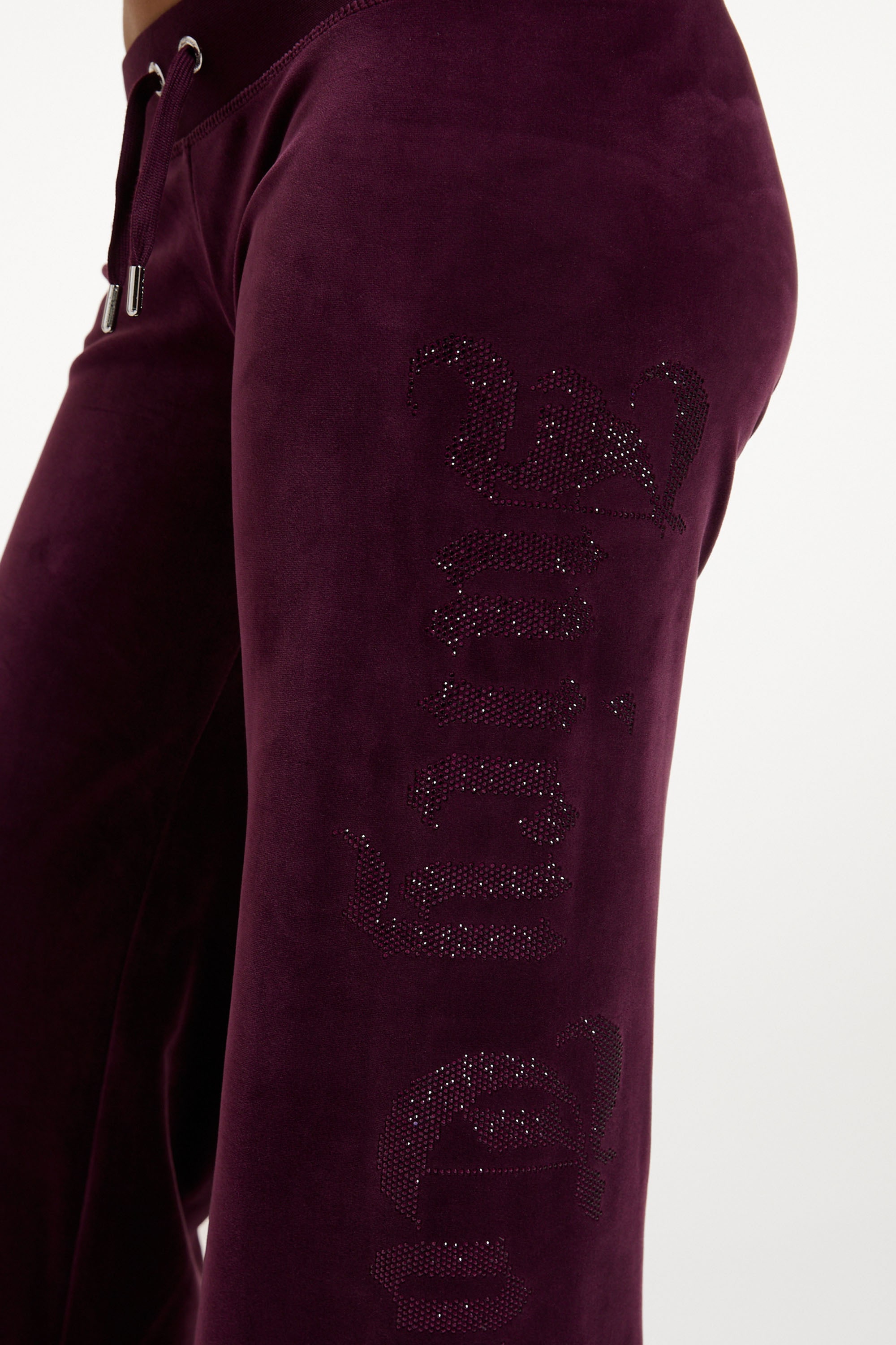 Juicy Couture Sweathose »OLD GOTHIC OG STRAIGHT TRACKPANT Damen«  Trainingshose Damen, Sweathose, Velour, Jogginghose mit Glitzer, Sale