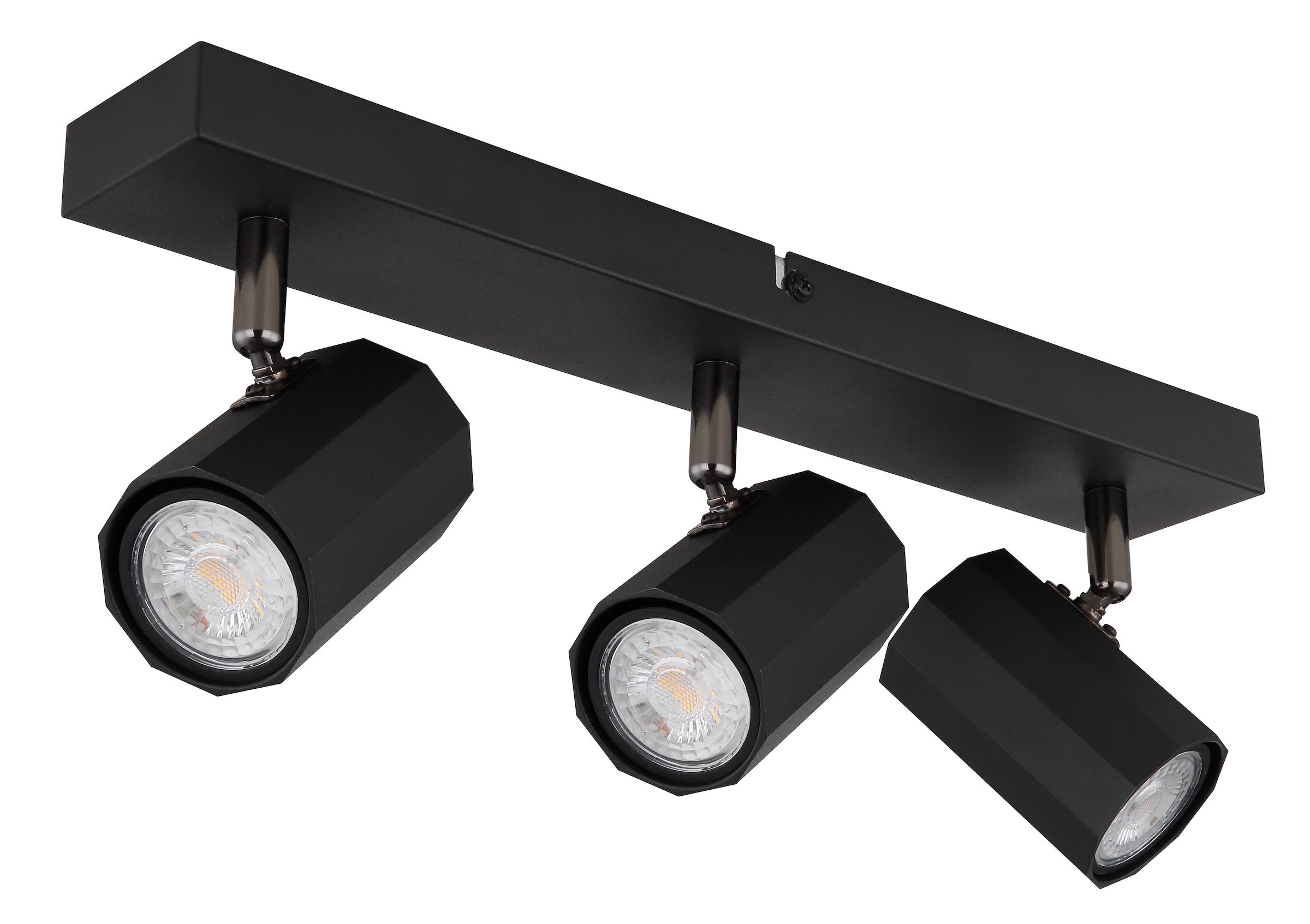 GLOBO LIGHTING Deckenstrahler »JAMES«, Leuchtmittel GU10 | ohne Leuchtmittel, Deckenspot/schwarz/Wohnzimmer/Flur/Schlafzimmer