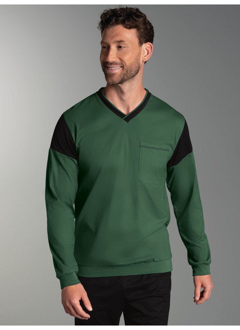 Thumbnail - Trigema Schlafanzug "TRIGEMA Modisches Schlafanzugoberteil mit Brusttasche" 1 tlg.