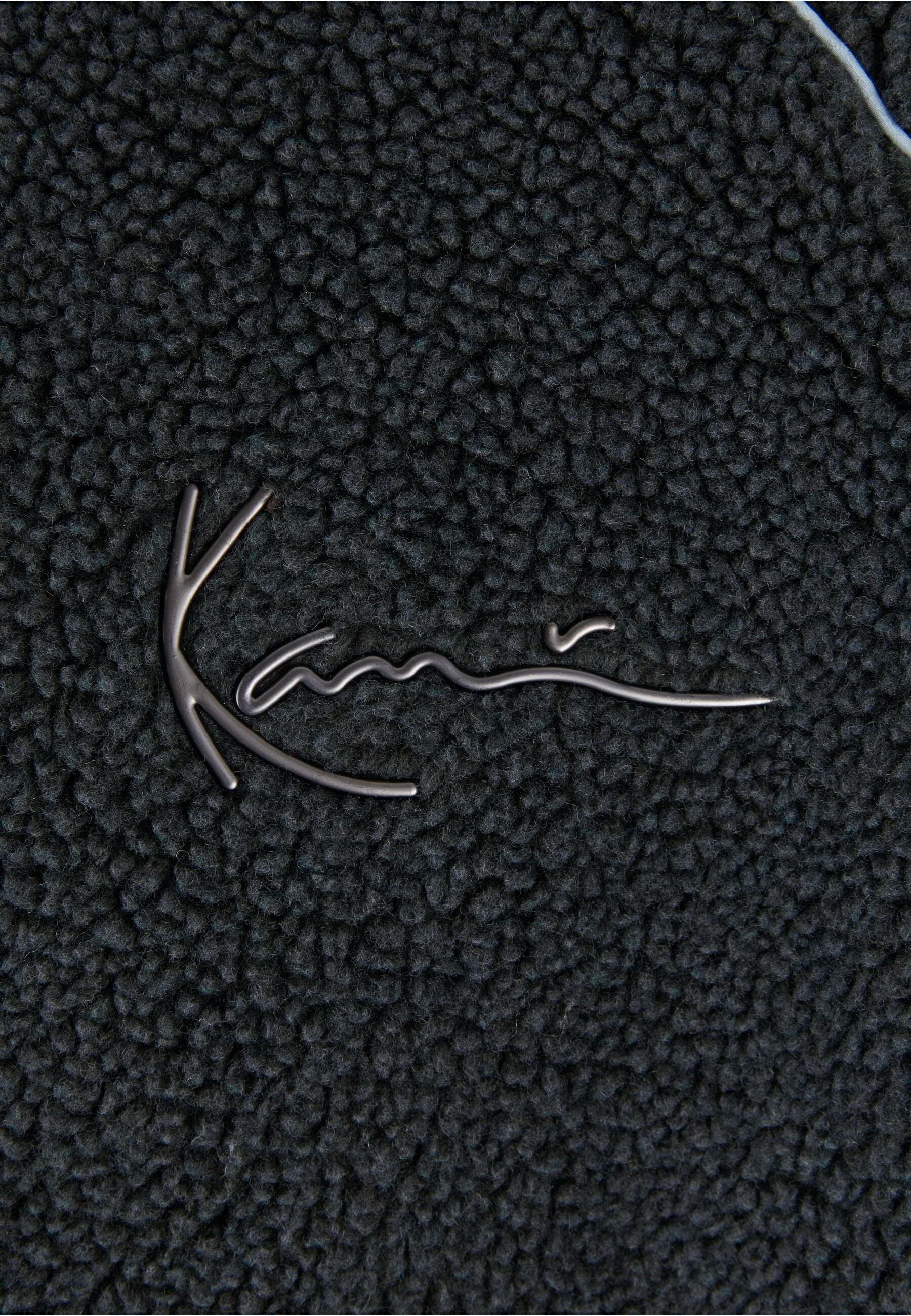 Karl Kani Allwetterjacke »Karl Kani Karl Kani Metal Signature Teddy Jacket«, (1 St.), mit Kapuze