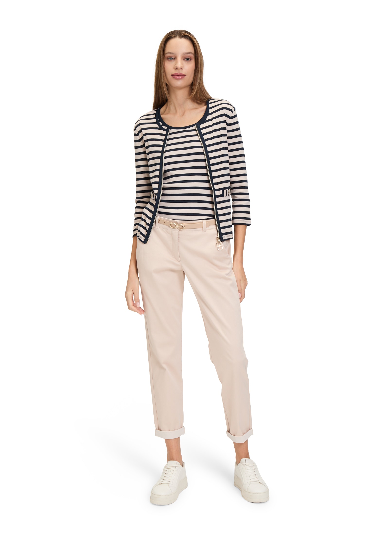 Betty Barclay Chinohose »Betty Barclay Chino-Hose unifarben«, Gürtel