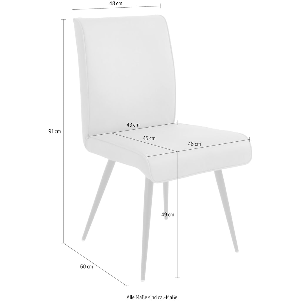 K+W Komfort & Wohnen Essgruppe »Giacomo I«, (6 tlg.)