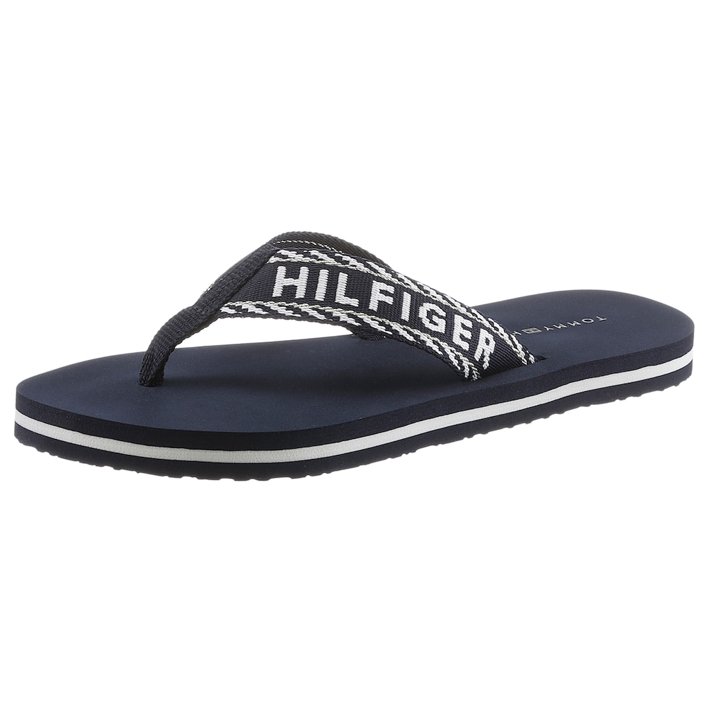 Tommy Hilfiger Zehentrenner »TOMMY WEBBING SANDAL«