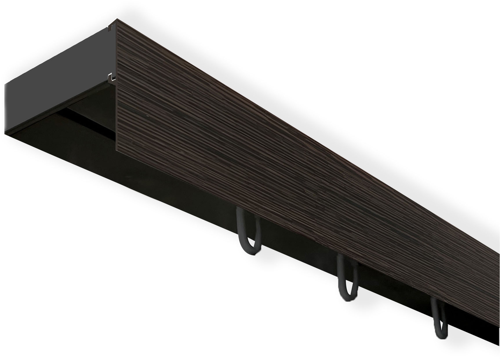 SN DECO GROUP "Vorhangschiene SH mit Blende" 1 läufig-läufig Fixmaß