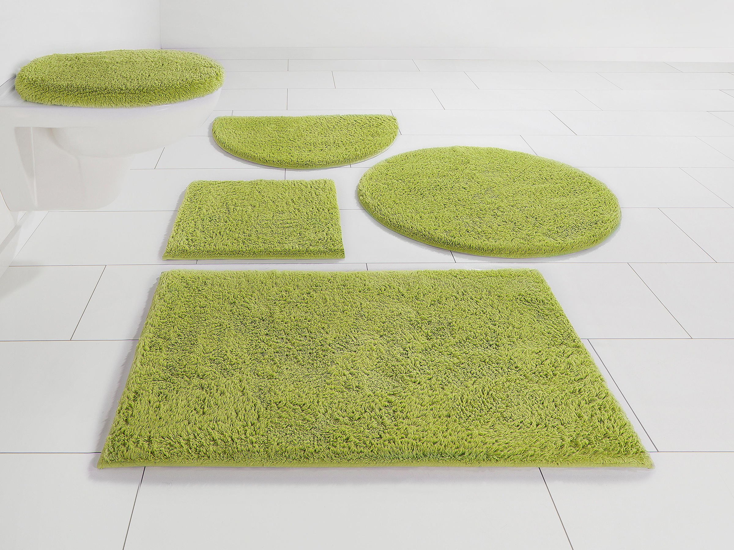 my home Badematte "Maren, Badvorleger, Badezimmer Teppich" Höhe 15 mm rutsc günstig online kaufen