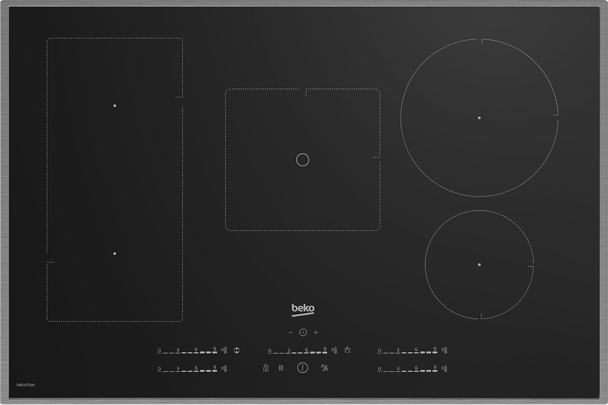 BEKO Flex-Induktions-Kochfeld "HII 85770 UFTX" EasyFit – einfach einsetzen statt montieren.
